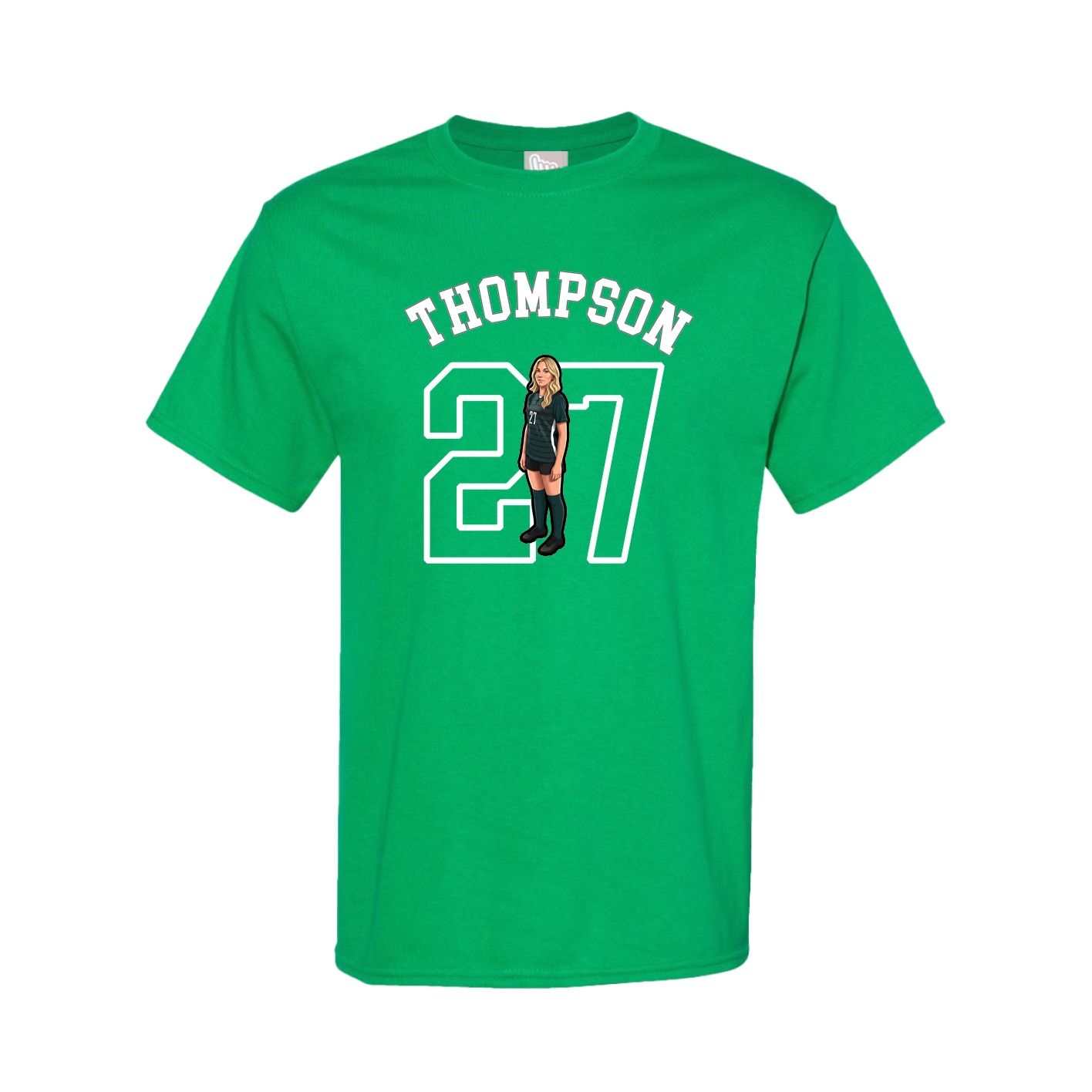 Youth Tee — Shirsey Arch in Green