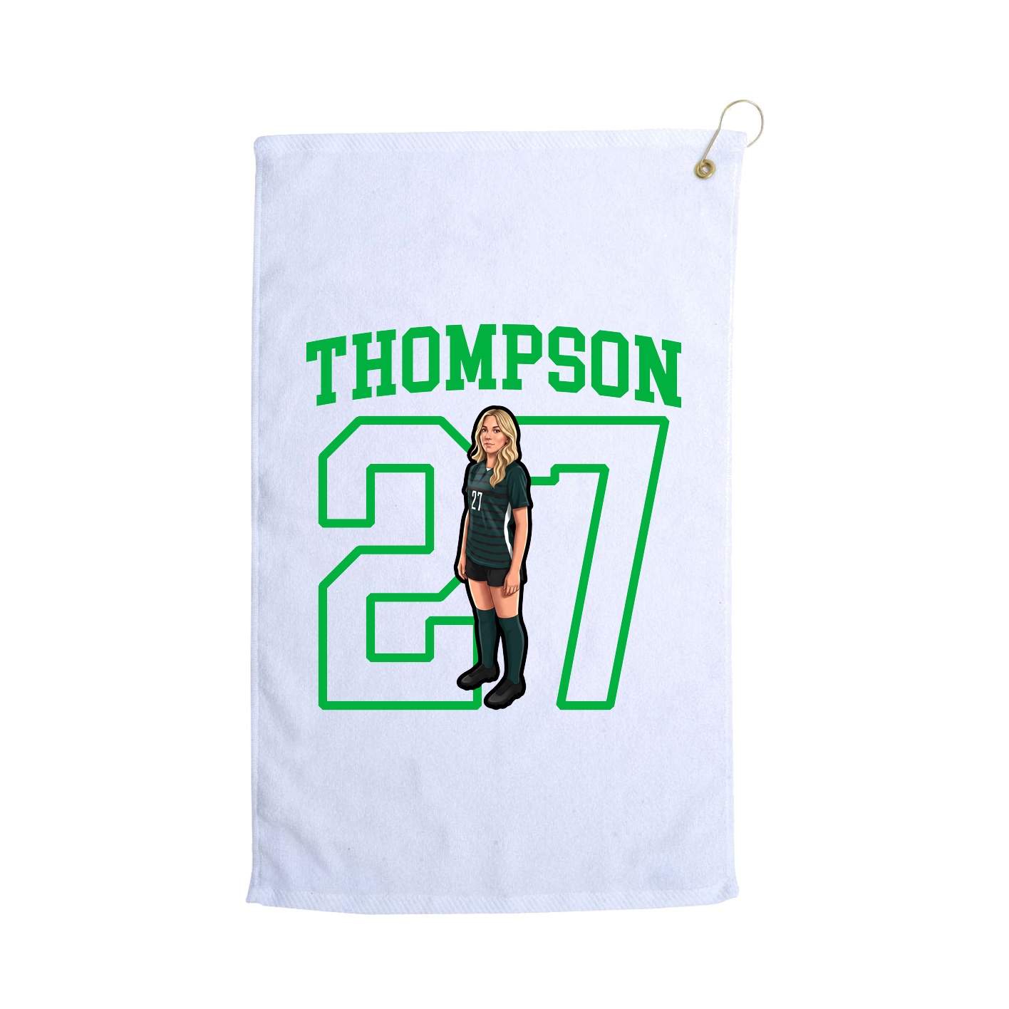 Golf Towel — Shirsey in White