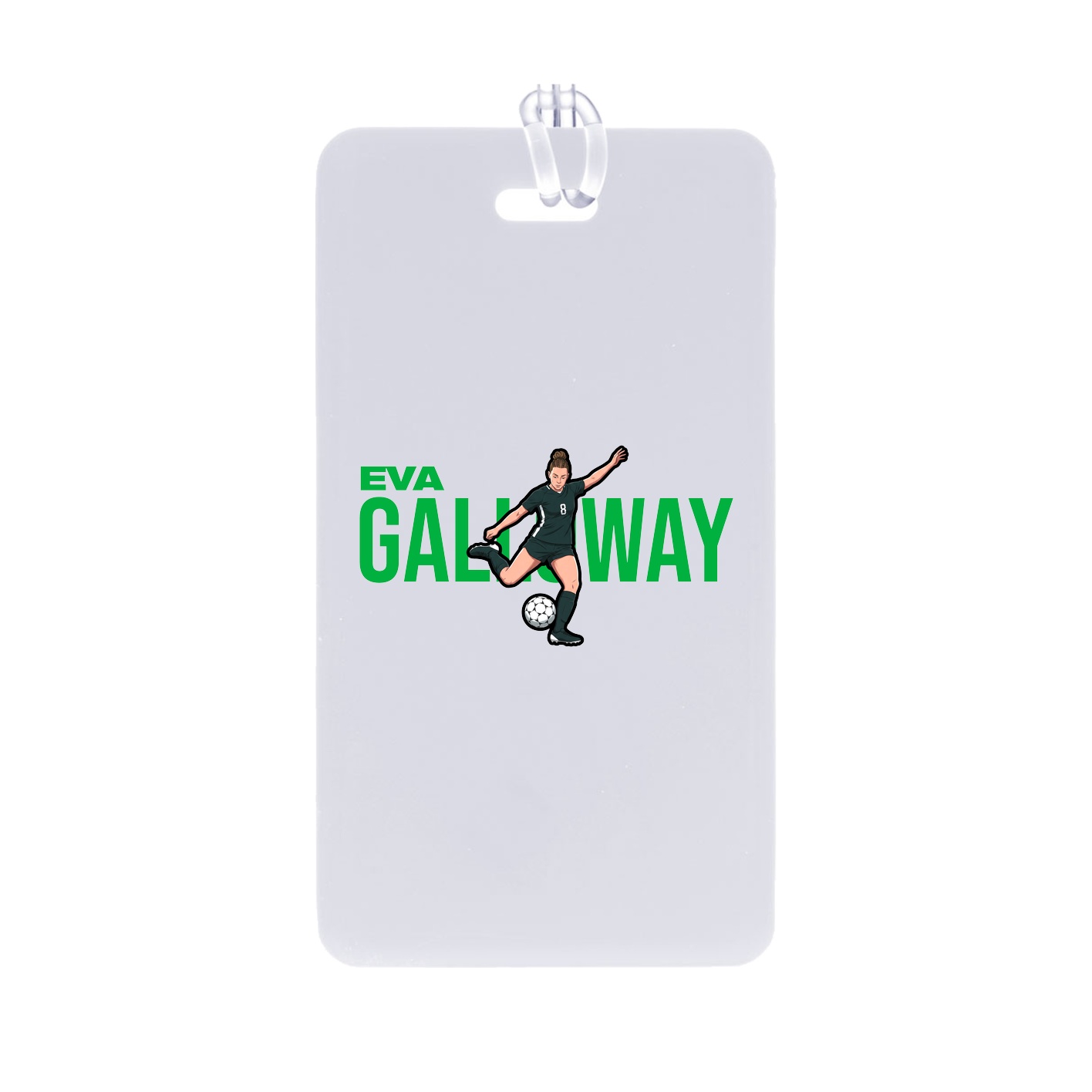 Bag Tag — Player Name in Classic