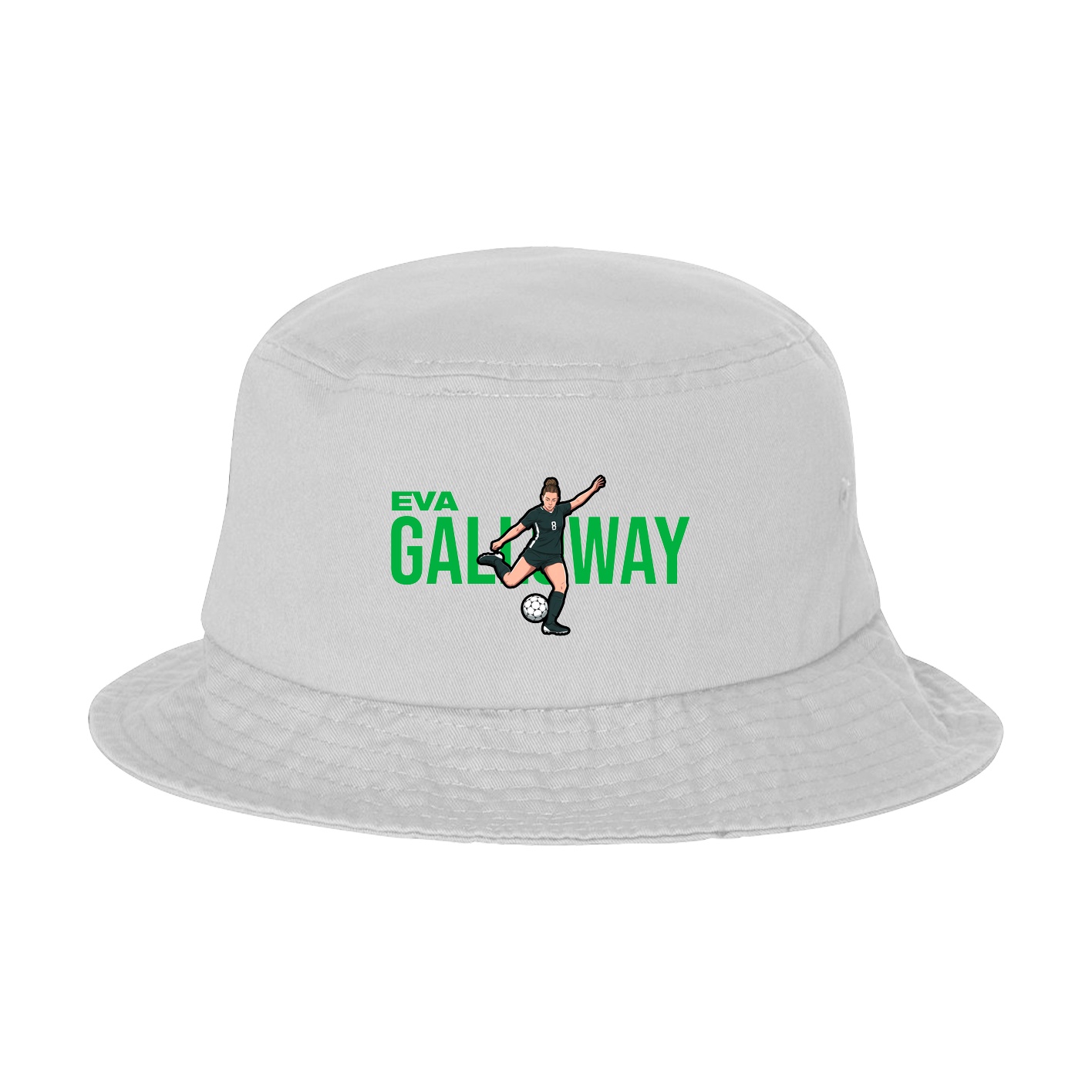 Bucket Cap — Player Name in White