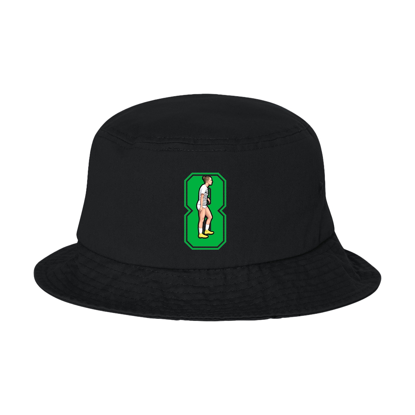 Bucket Cap — Number in Black