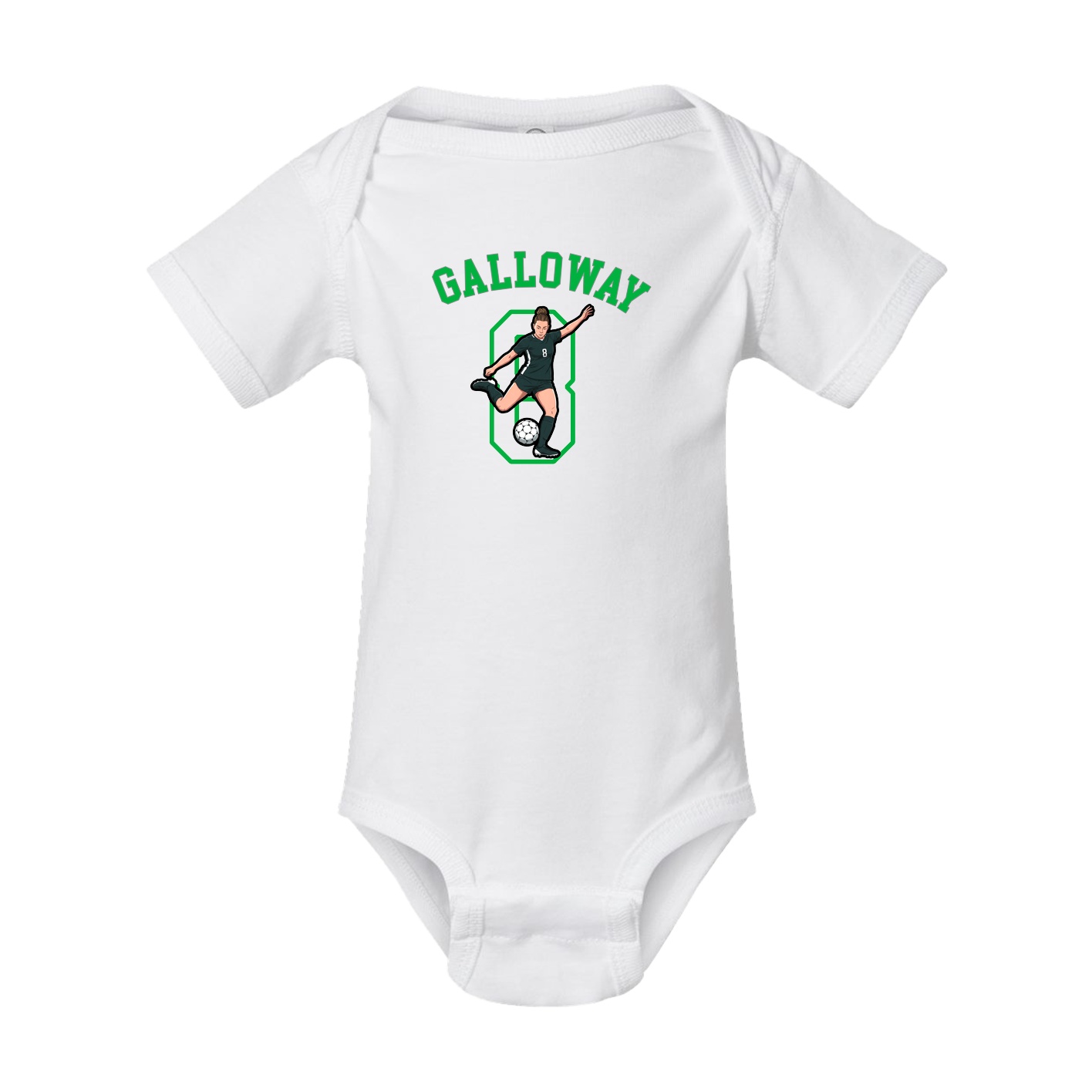 Baby Onesie — Shirsey Arch in White