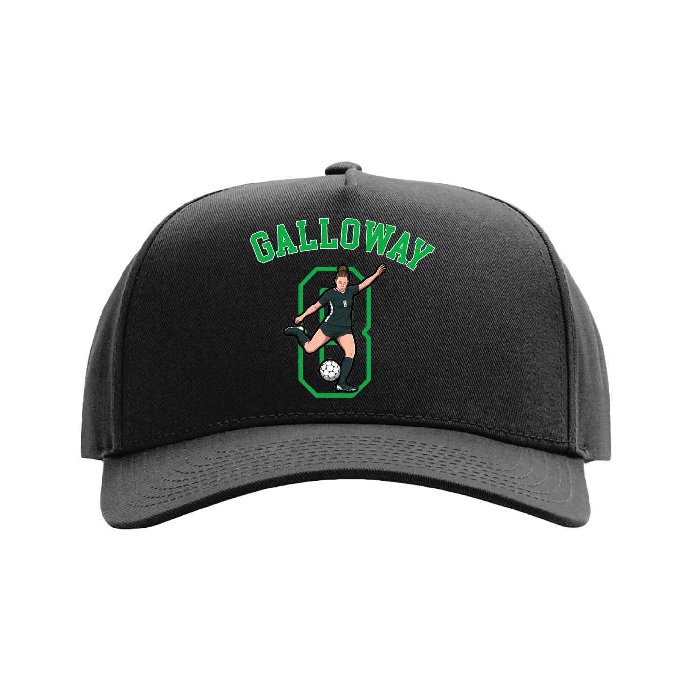 Full Fabric Five-Panel Champ Cap