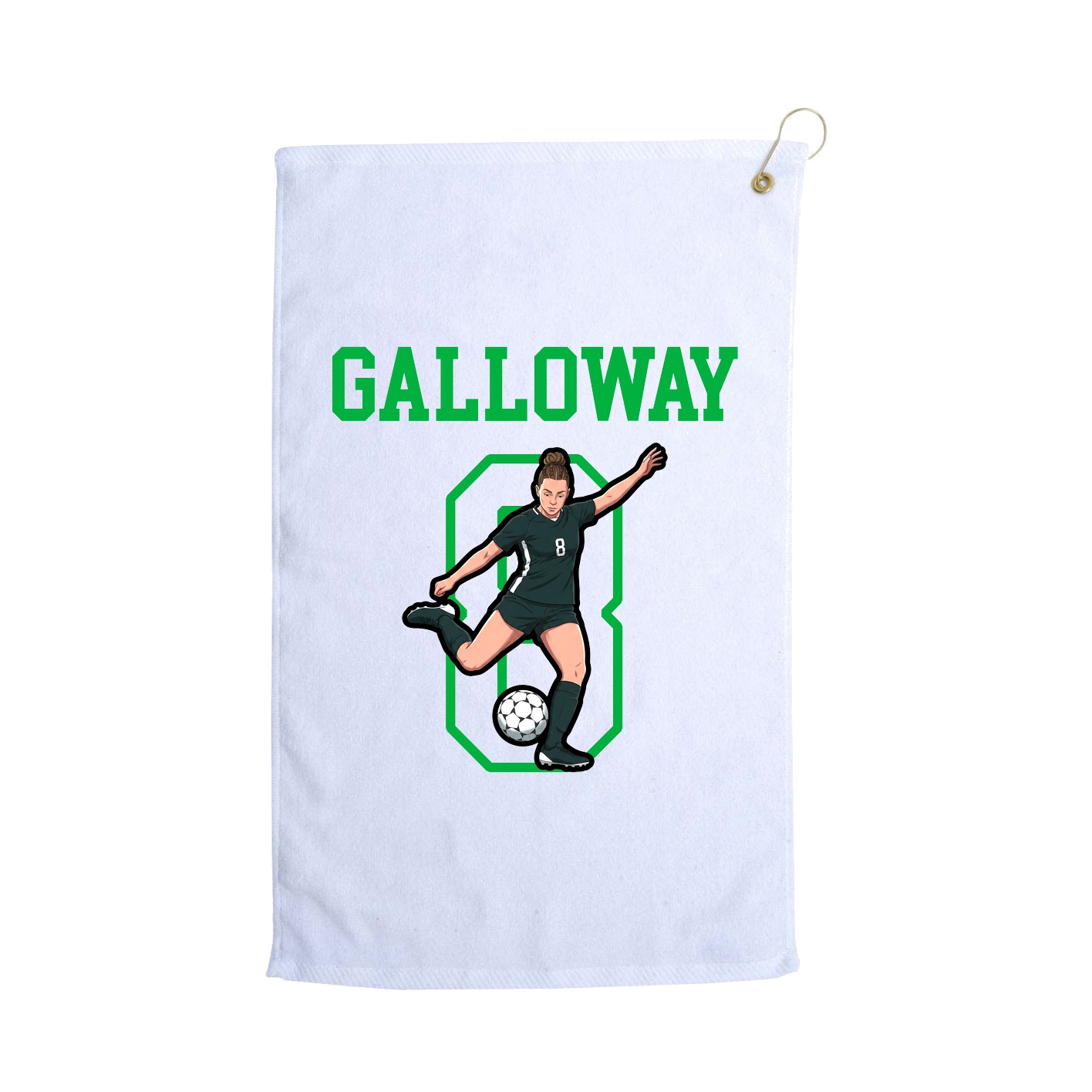 Golf Towel — Shirsey in White