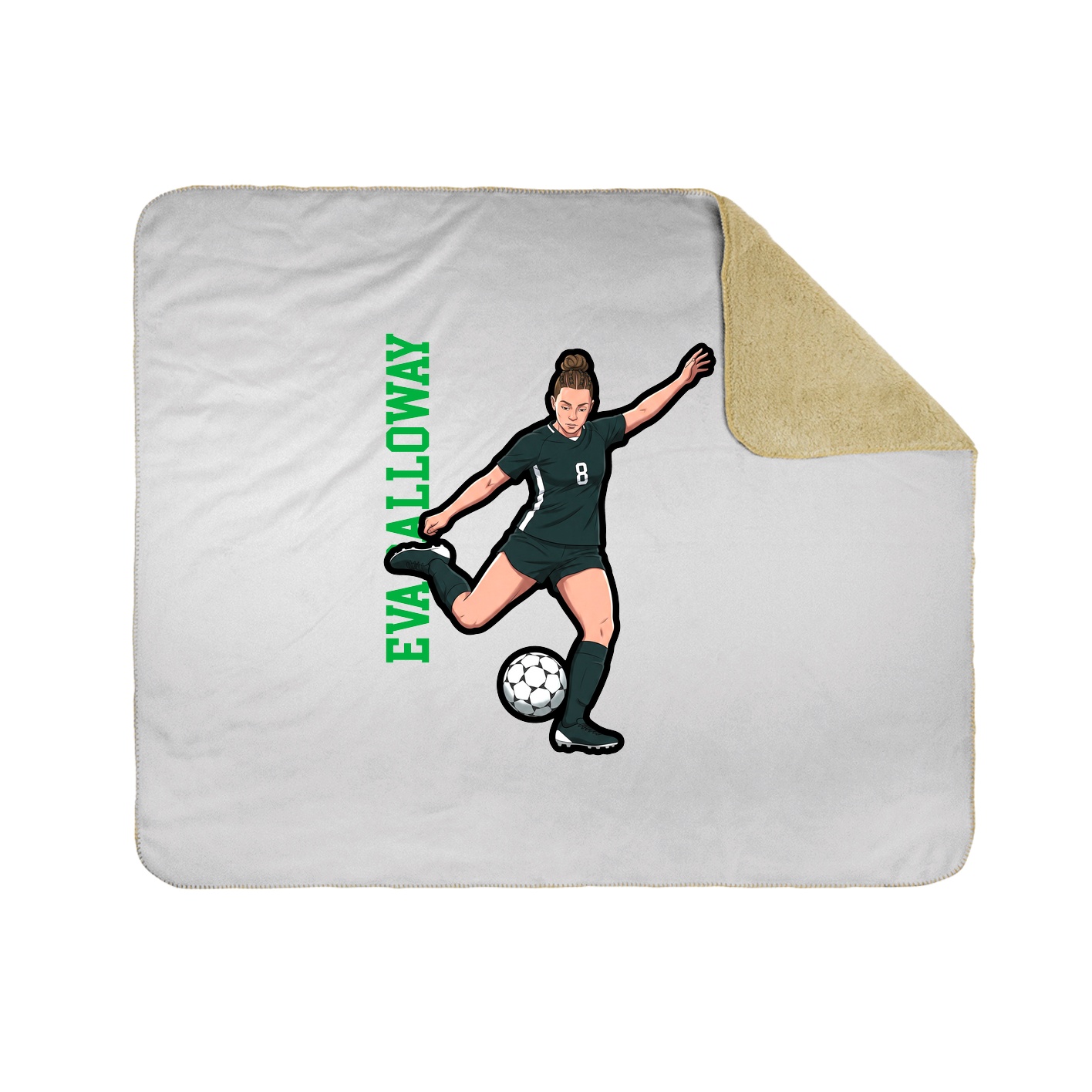 50x60 Sherpa Lined Throw Blanket
