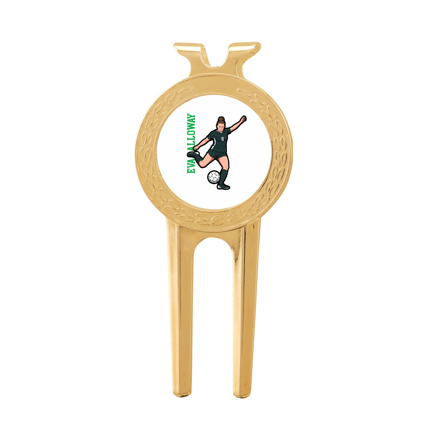 Divot Tool with Ball Marker — Name Vertical in Classic