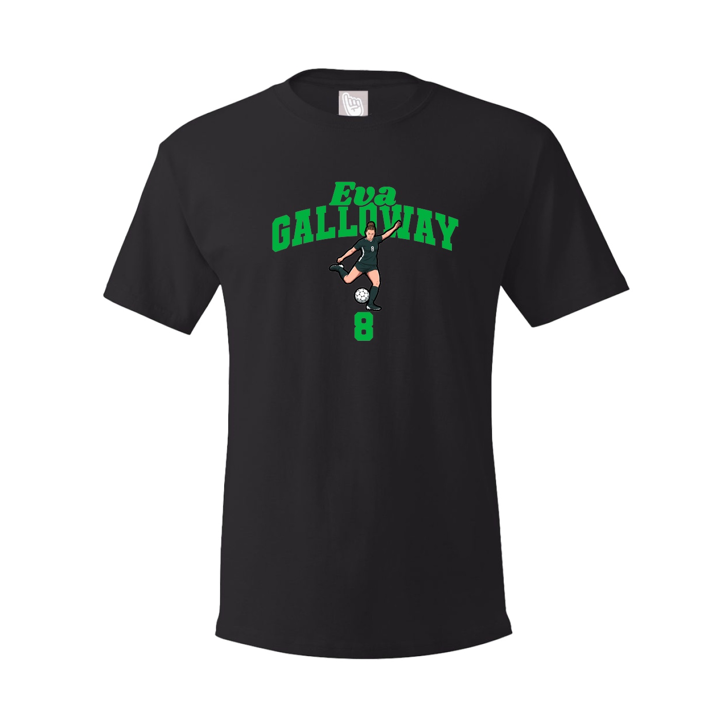 Tee — Signature Arch in Black