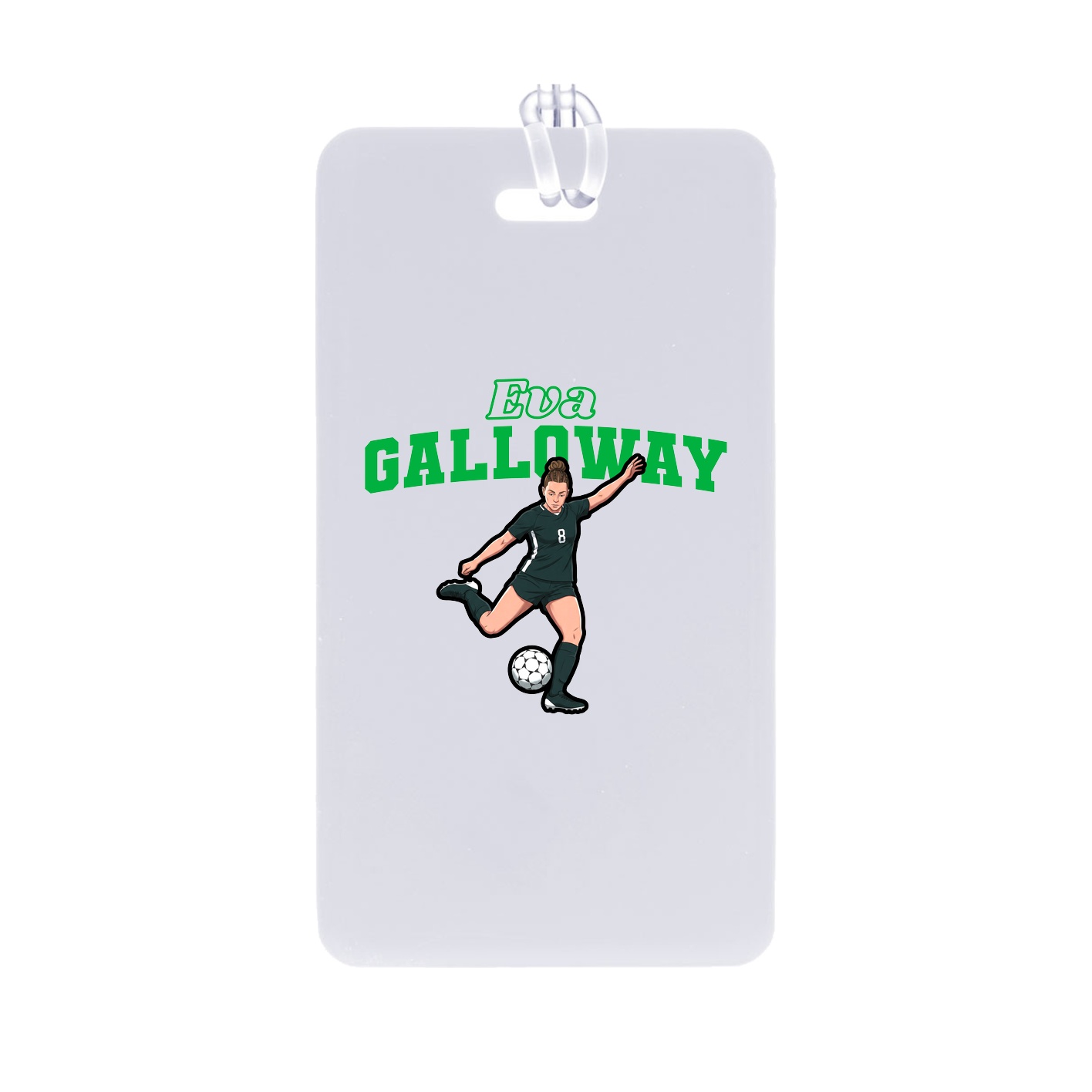 Bag Tag — Name Arch in Classic