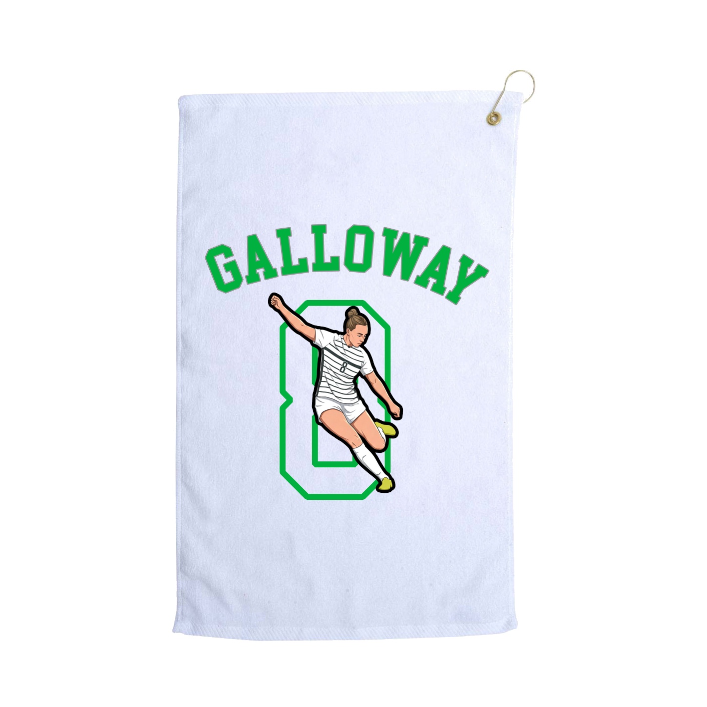 Golf Towel — Shirsey Arch in White