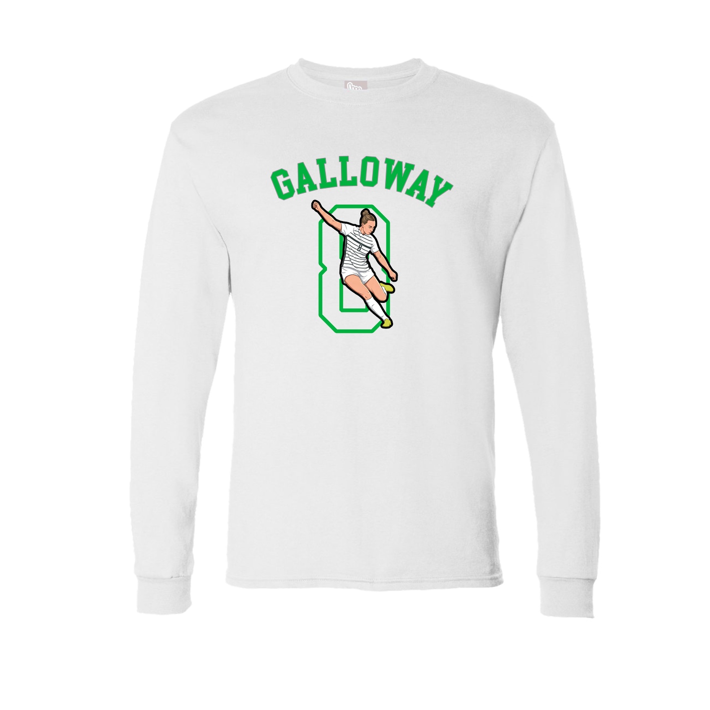 Long Sleeve Tee — Shirsey Arch in White