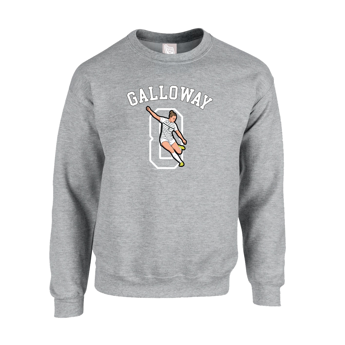 Fleece Crew — Shirsey Arch in Grey
