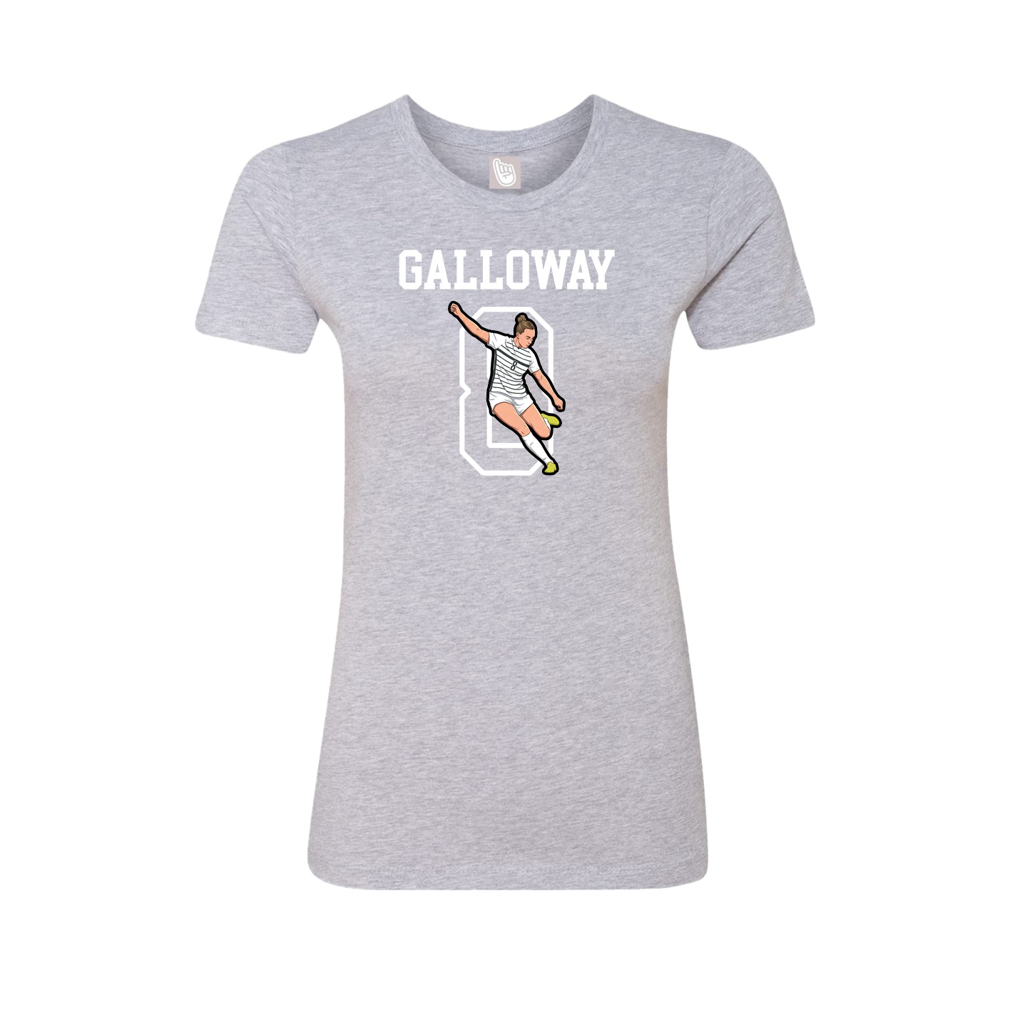 Fitted Women's Tee — Shirsey in Grey