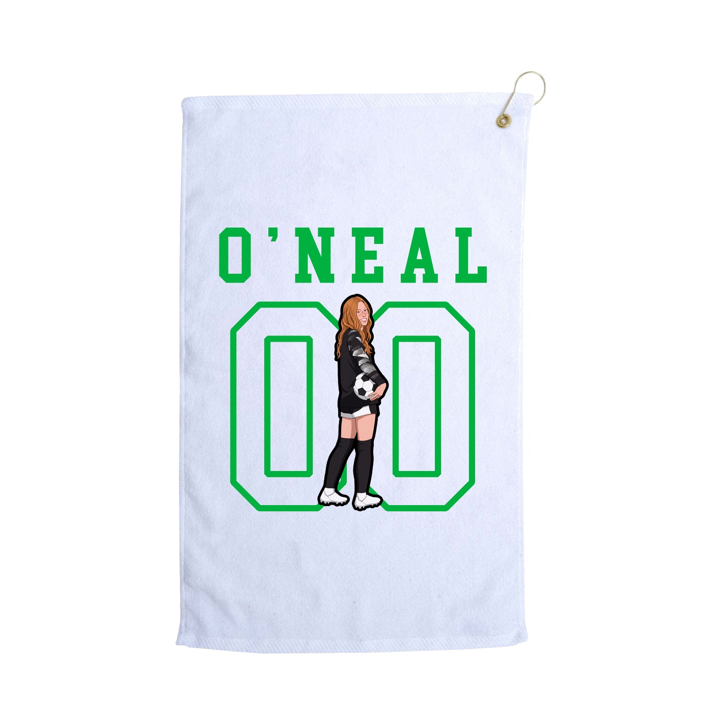 Golf Towel — Shirsey in White