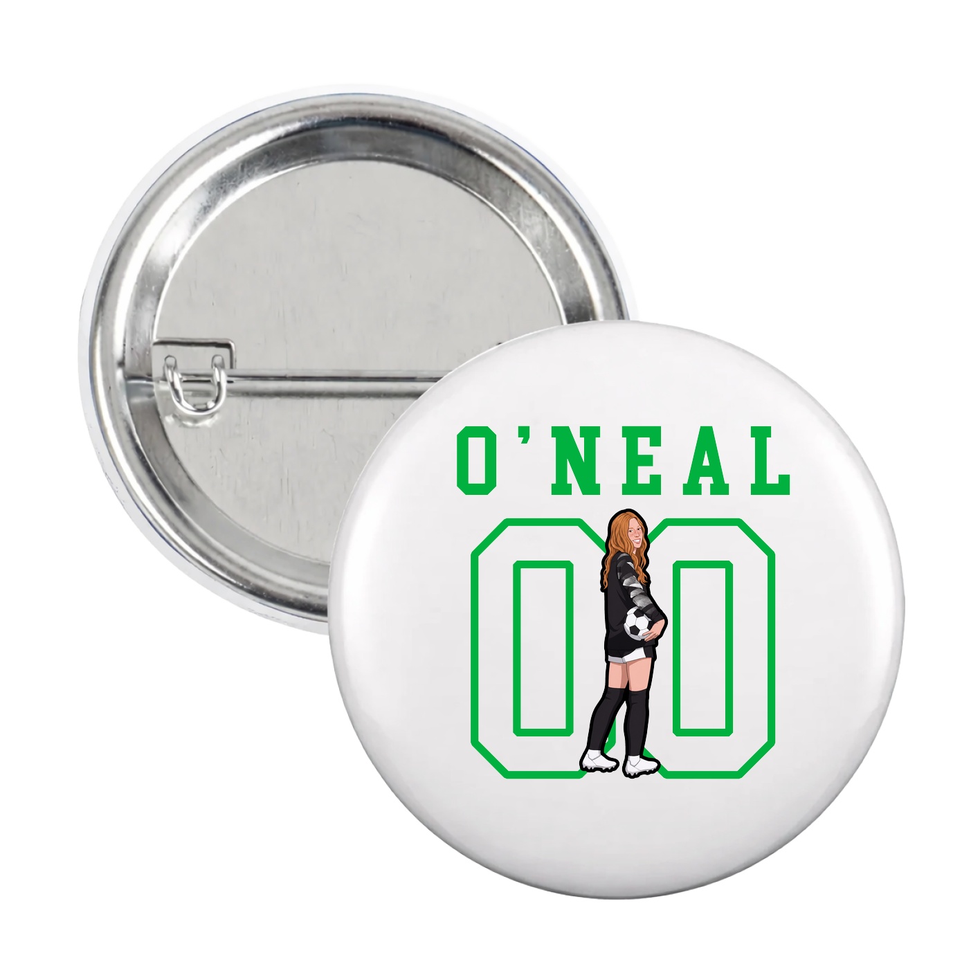 Game Day Button — Shirsey in White