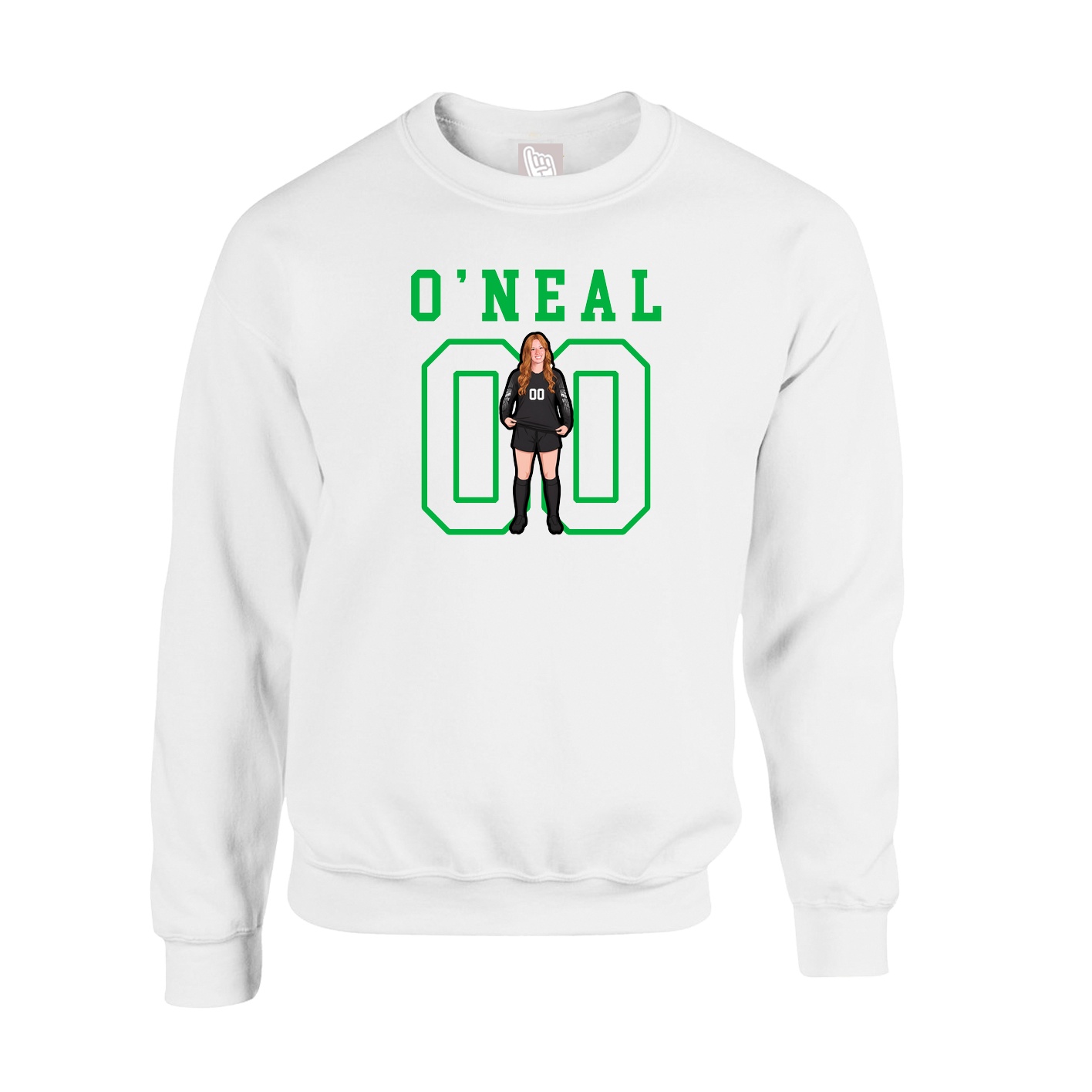 Fleece Crew — Shirsey in White