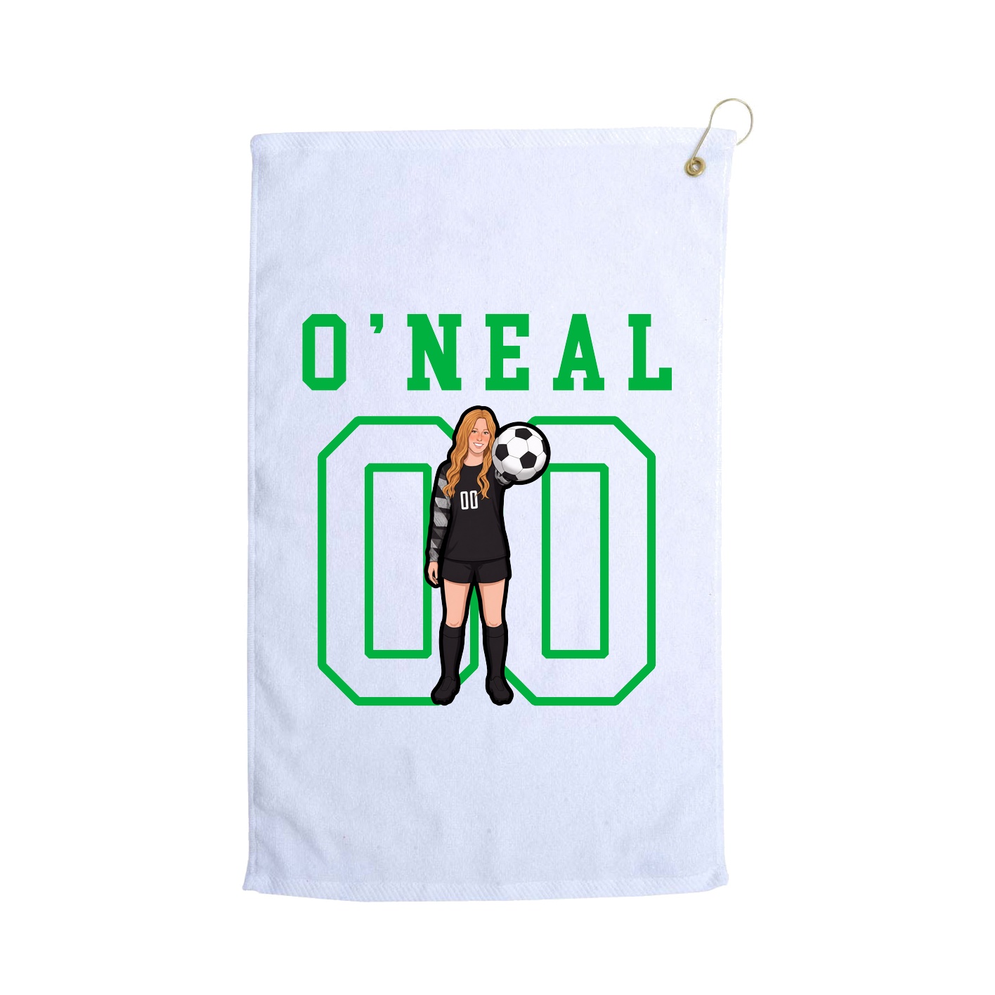 Golf Towel — Shirsey in White