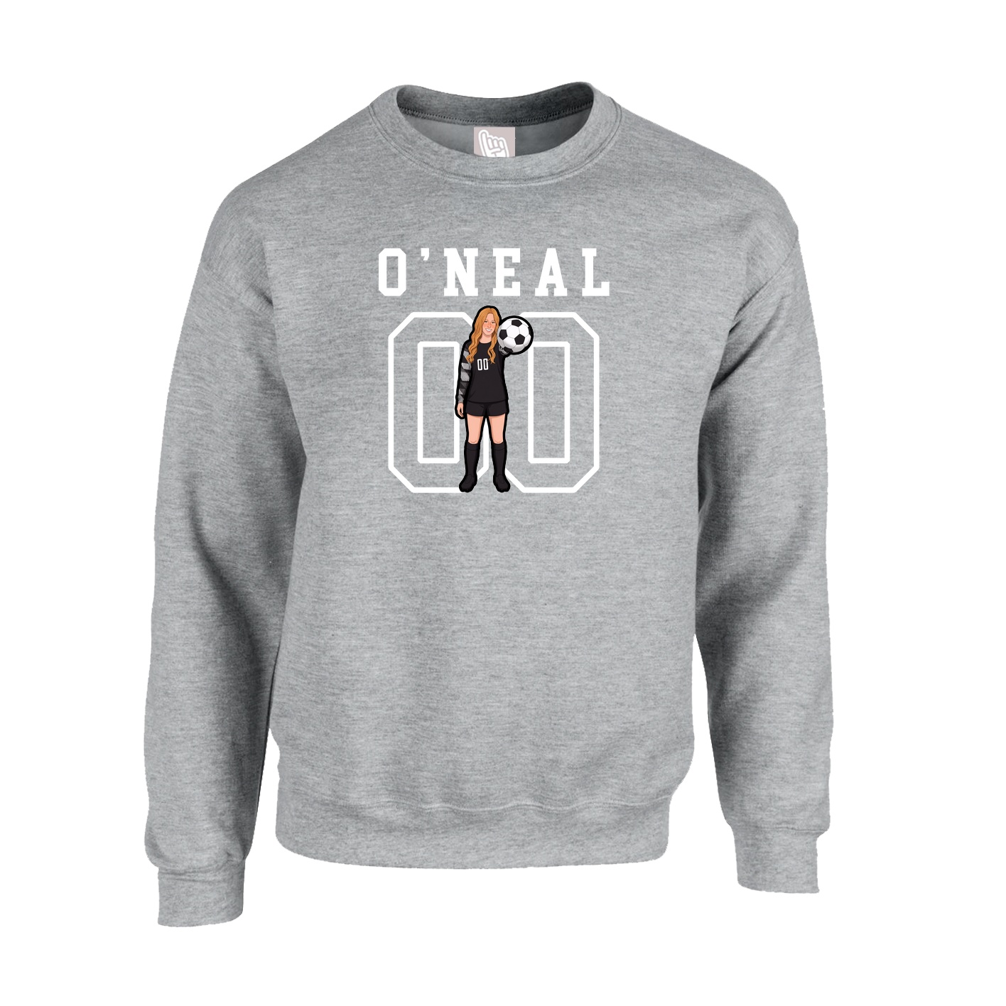 Fleece Crew — Shirsey in Grey