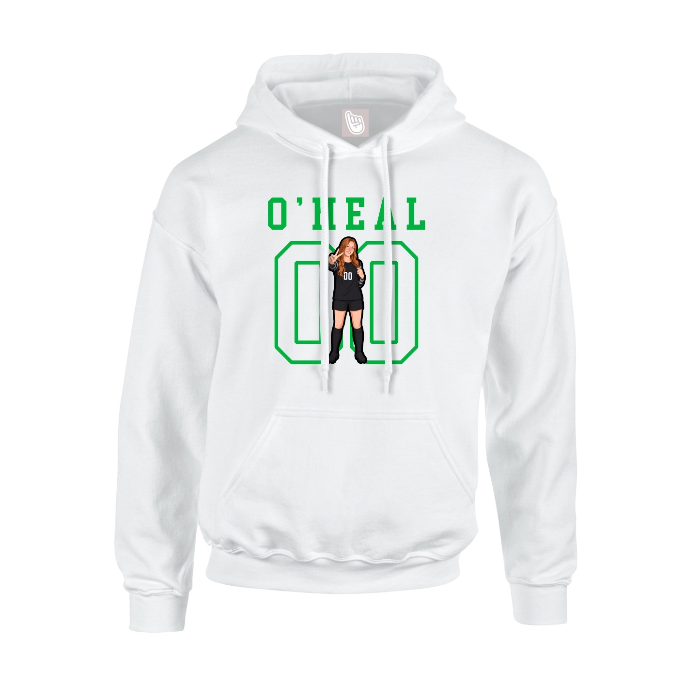 Youth Hoodie — Shirsey in White