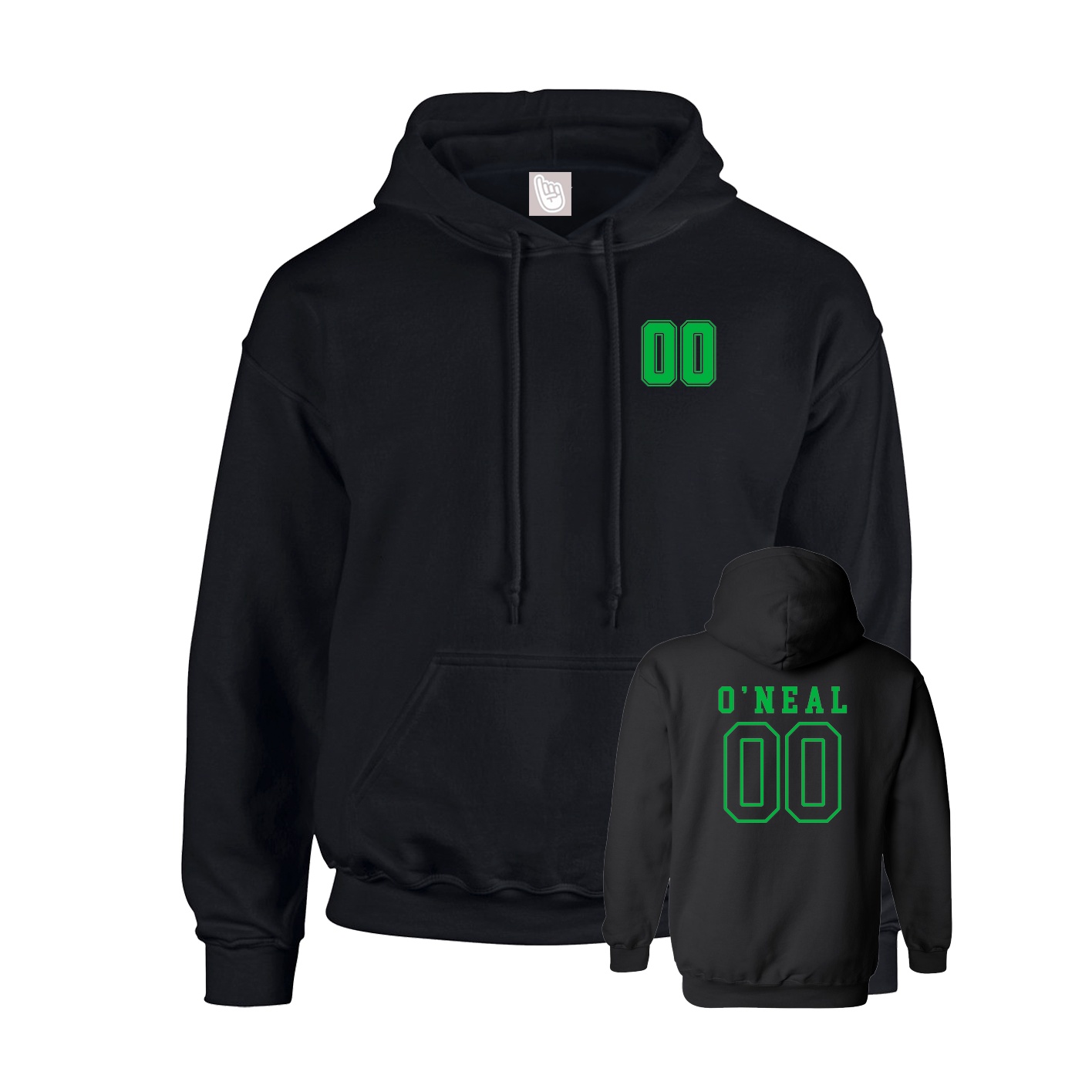 Hoodie — Chest Back in Black