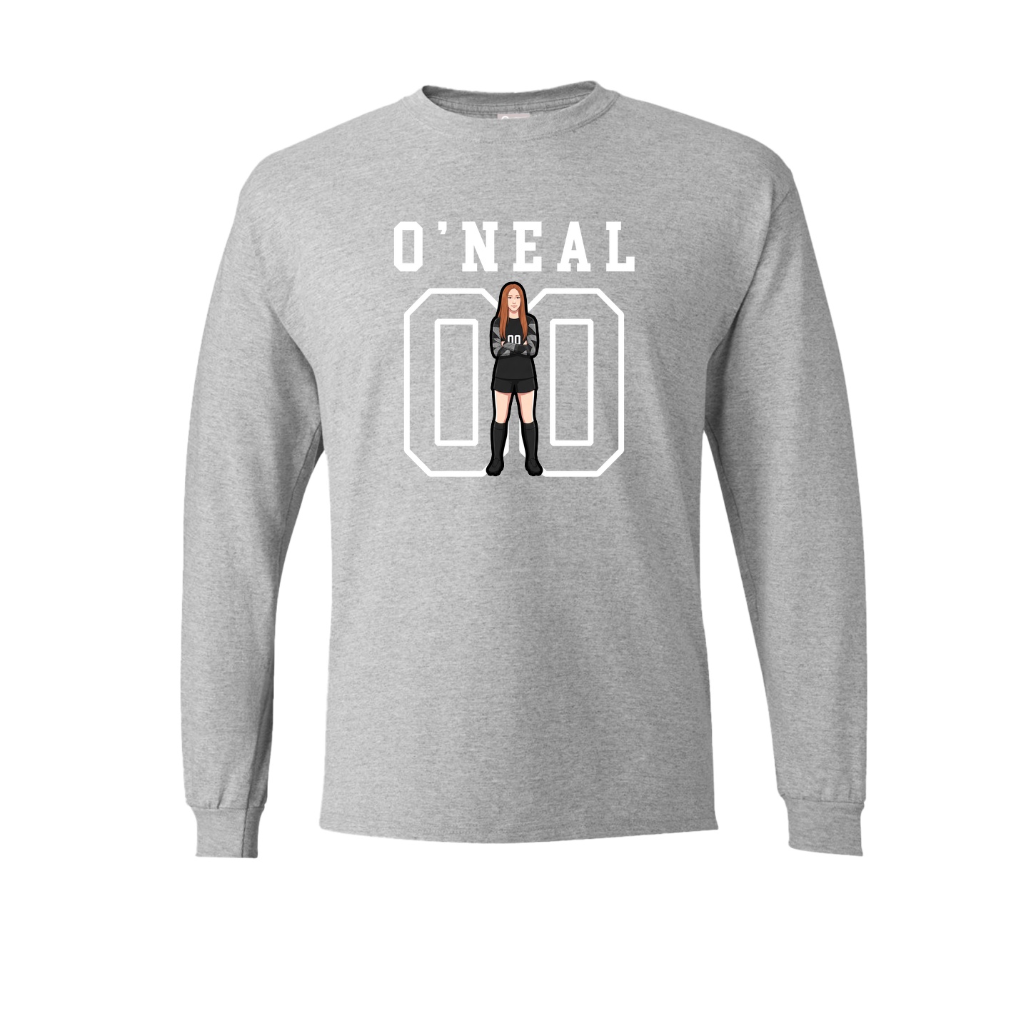 Long Sleeve Tee — Shirsey in Grey