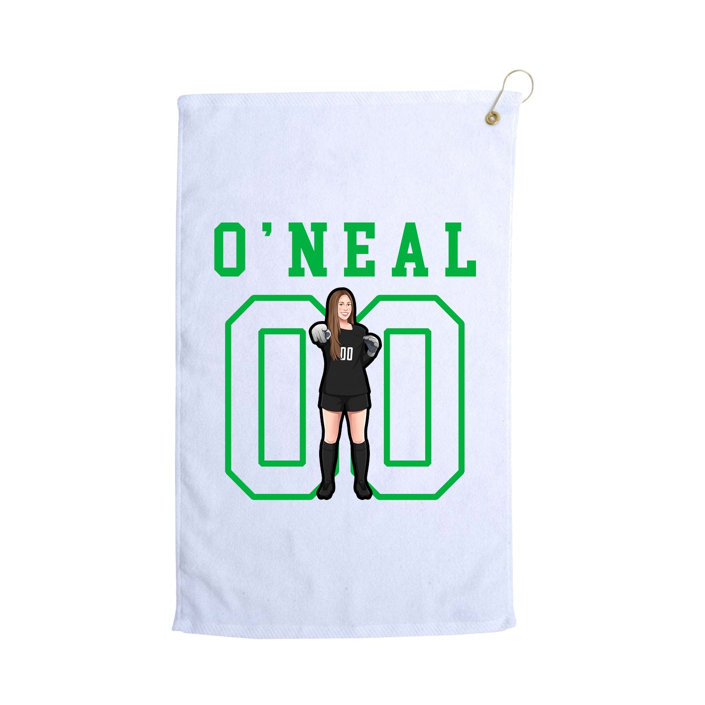 Golf Towel — Shirsey in White