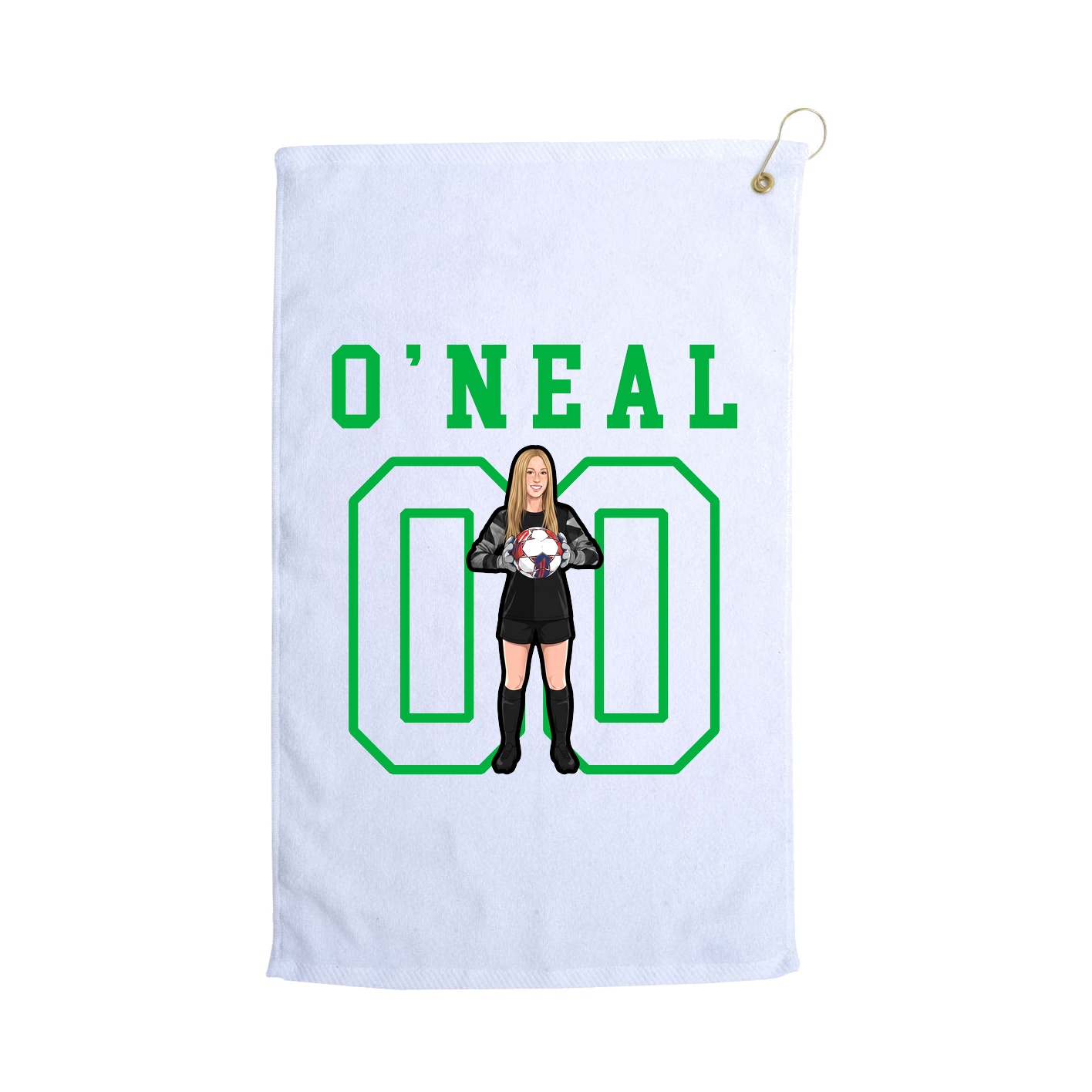 Golf Towel — Shirsey in White