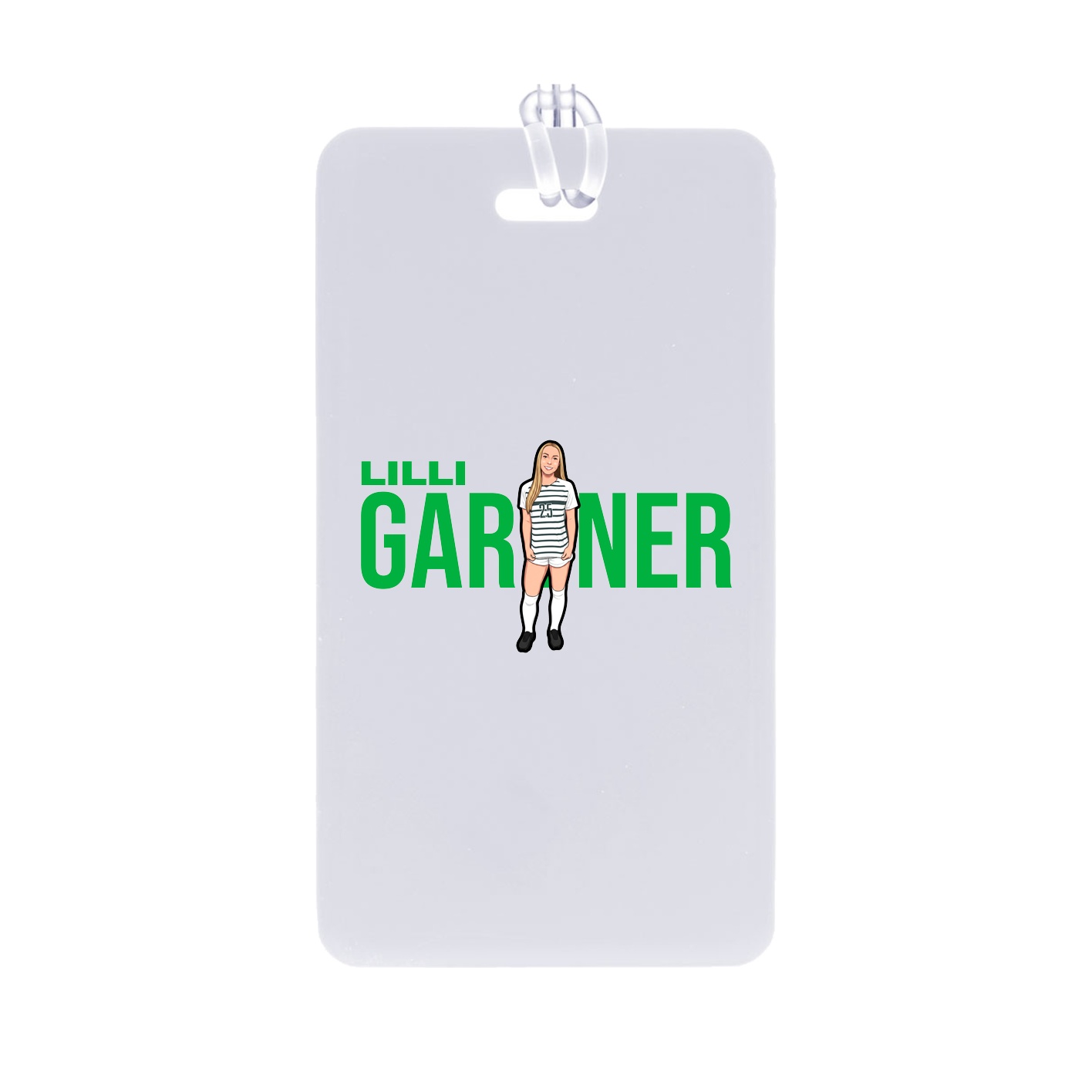 Bag Tag — Player Name in Classic