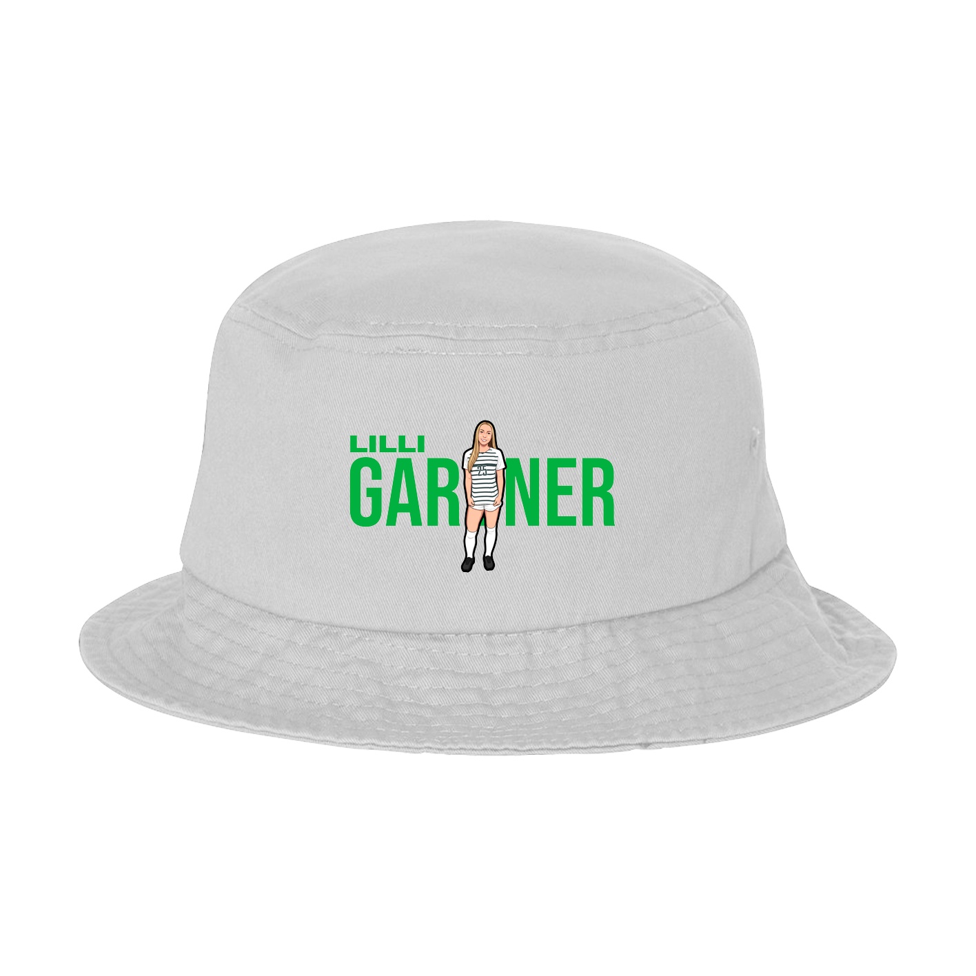Bucket Cap — Player Name in White