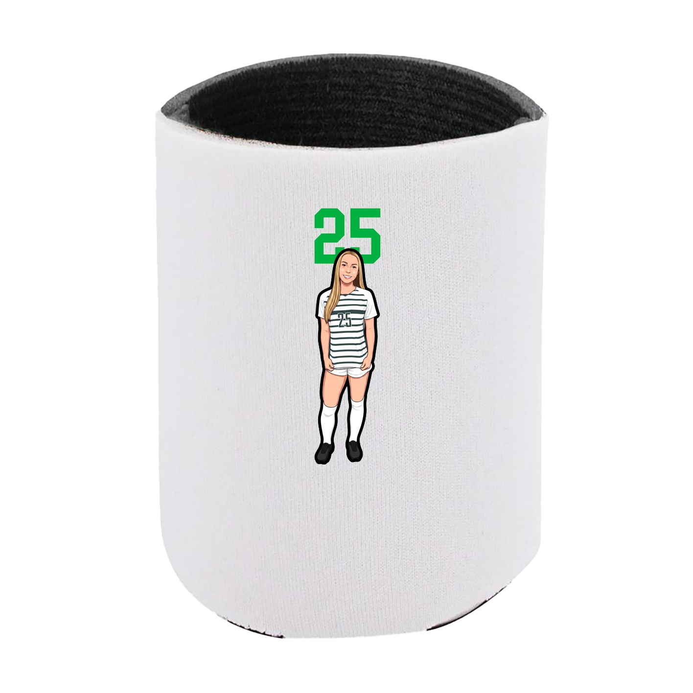 Can Holder — Number Top in White