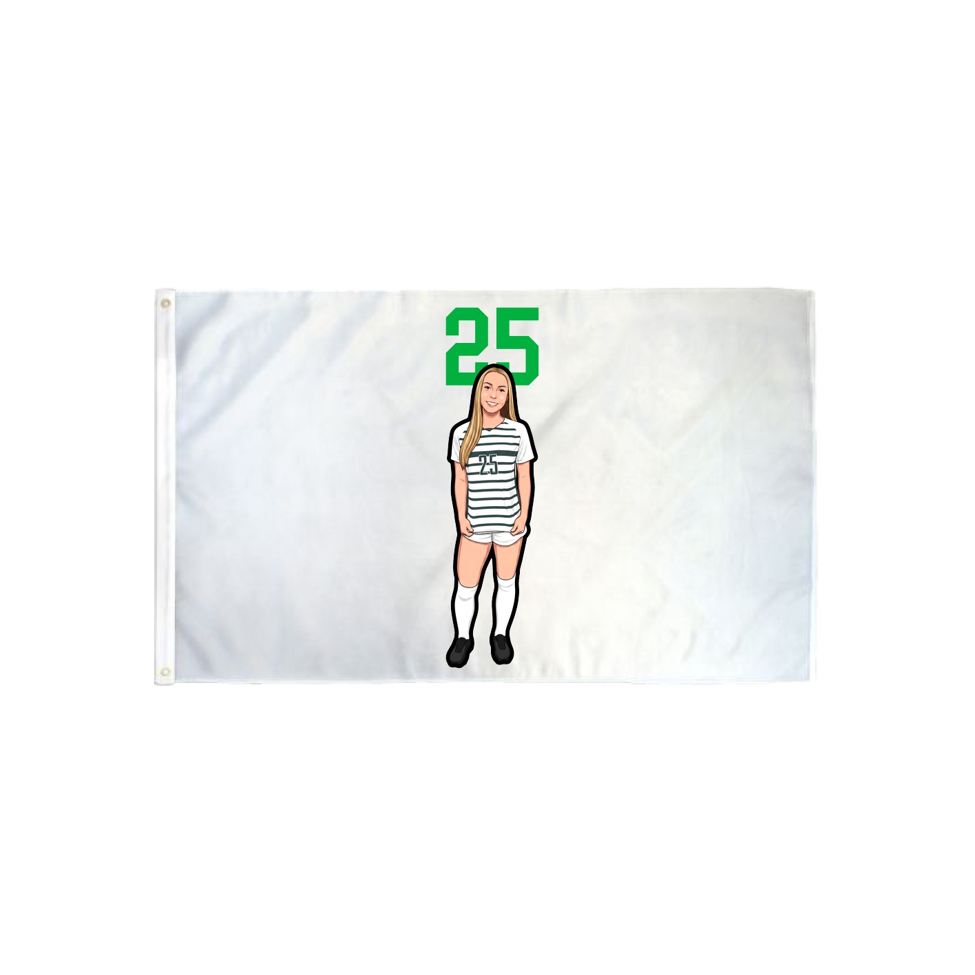 3x5 Flag — Number Top in Classic