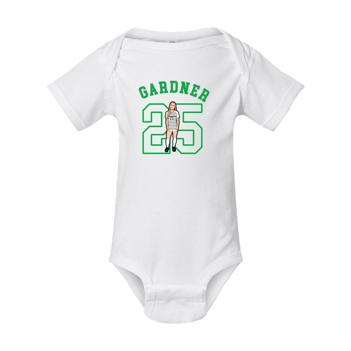 Baby Onesie — Shirsey Arch in White
