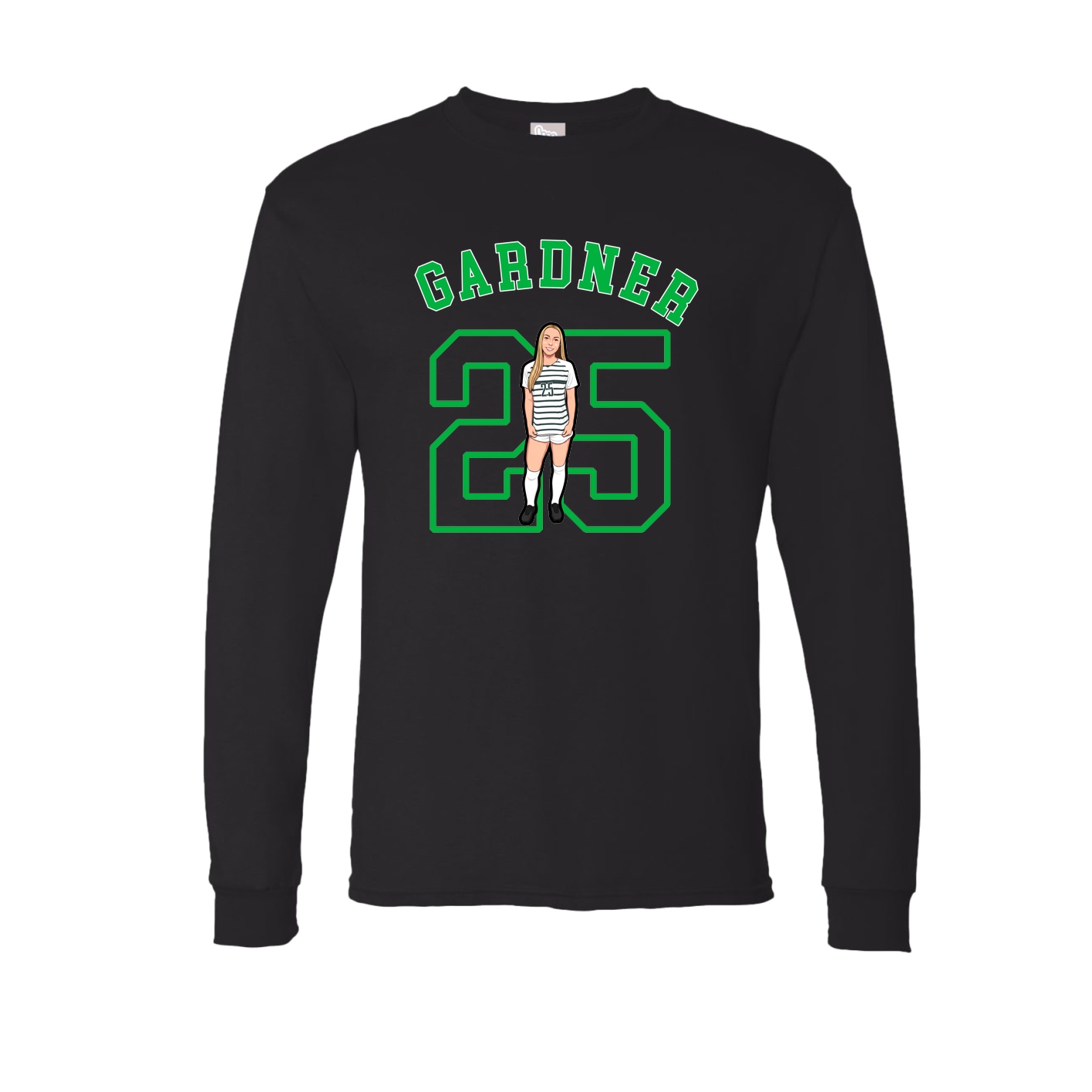Long Sleeve Tee — Shirsey Arch in Black