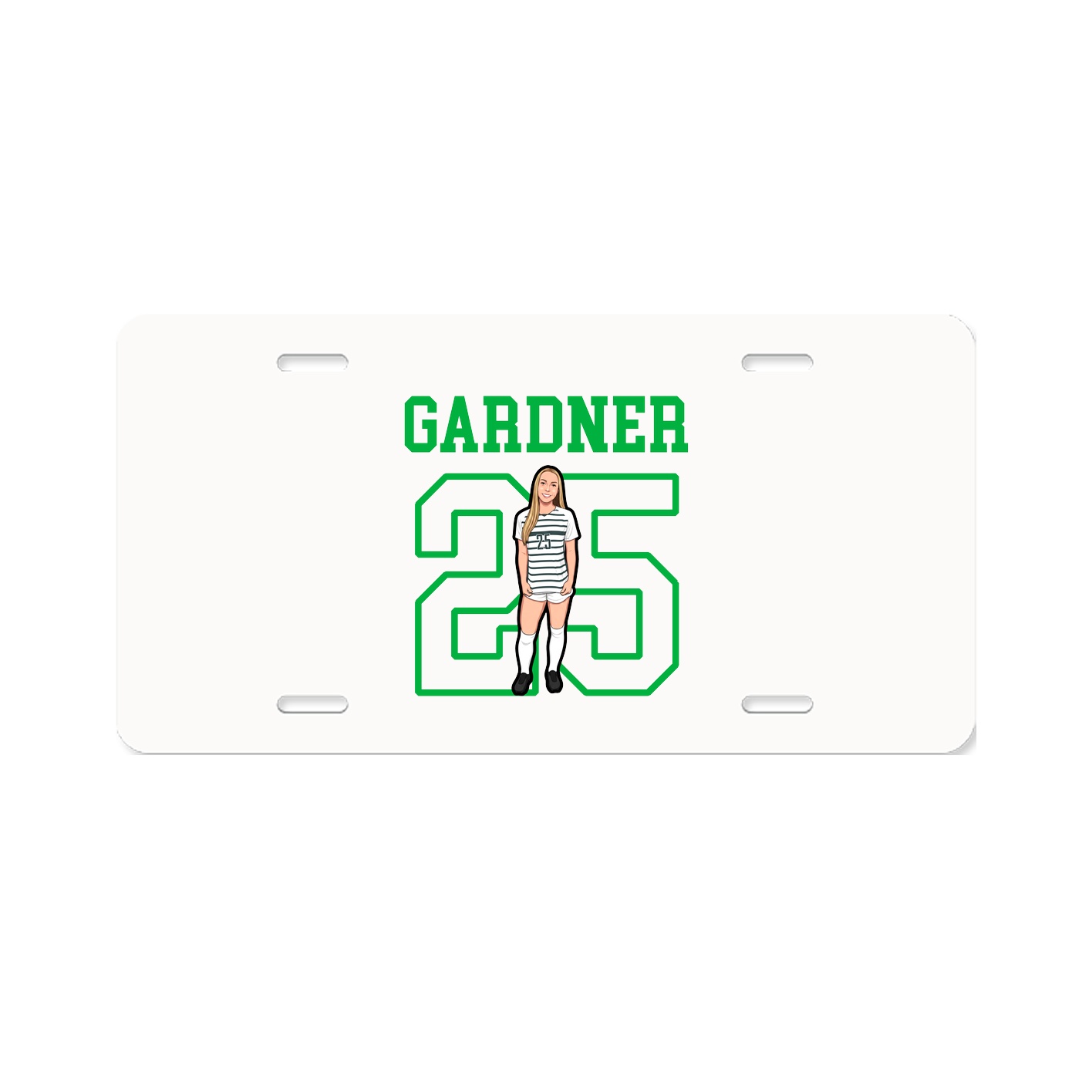 License Plate — Shirsey in Classic