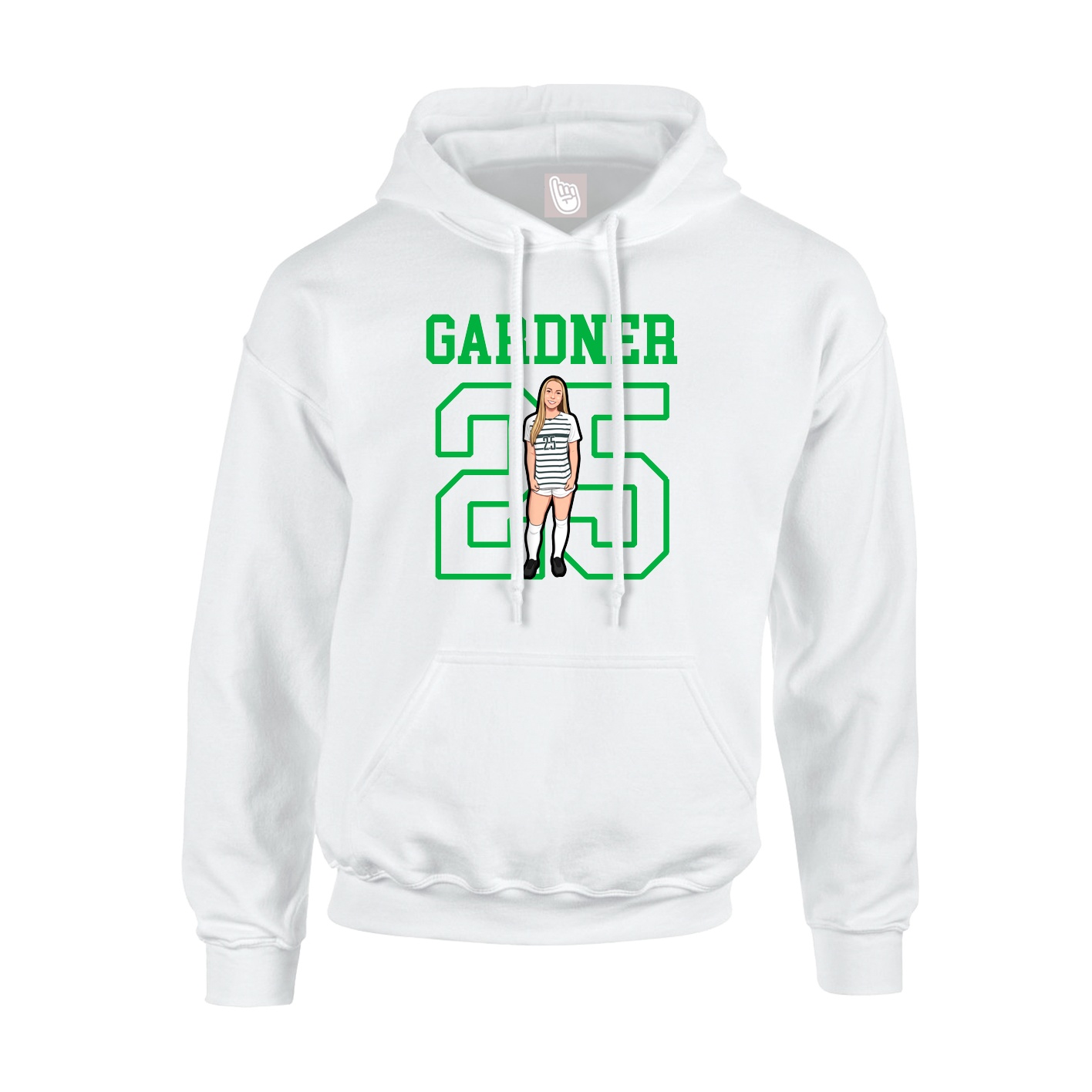 Youth Hoodie — Shirsey in White