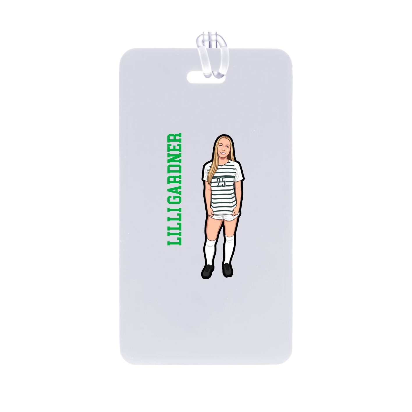 Bag Tag — Name Vertical in Classic