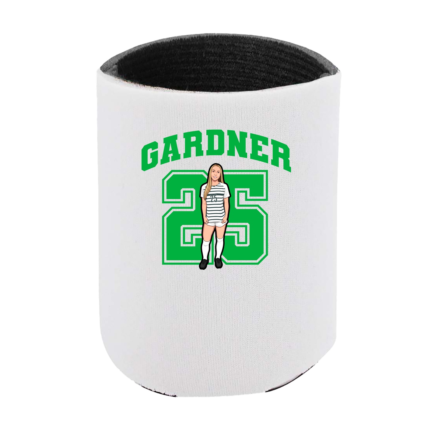 Can Holder — Number in White