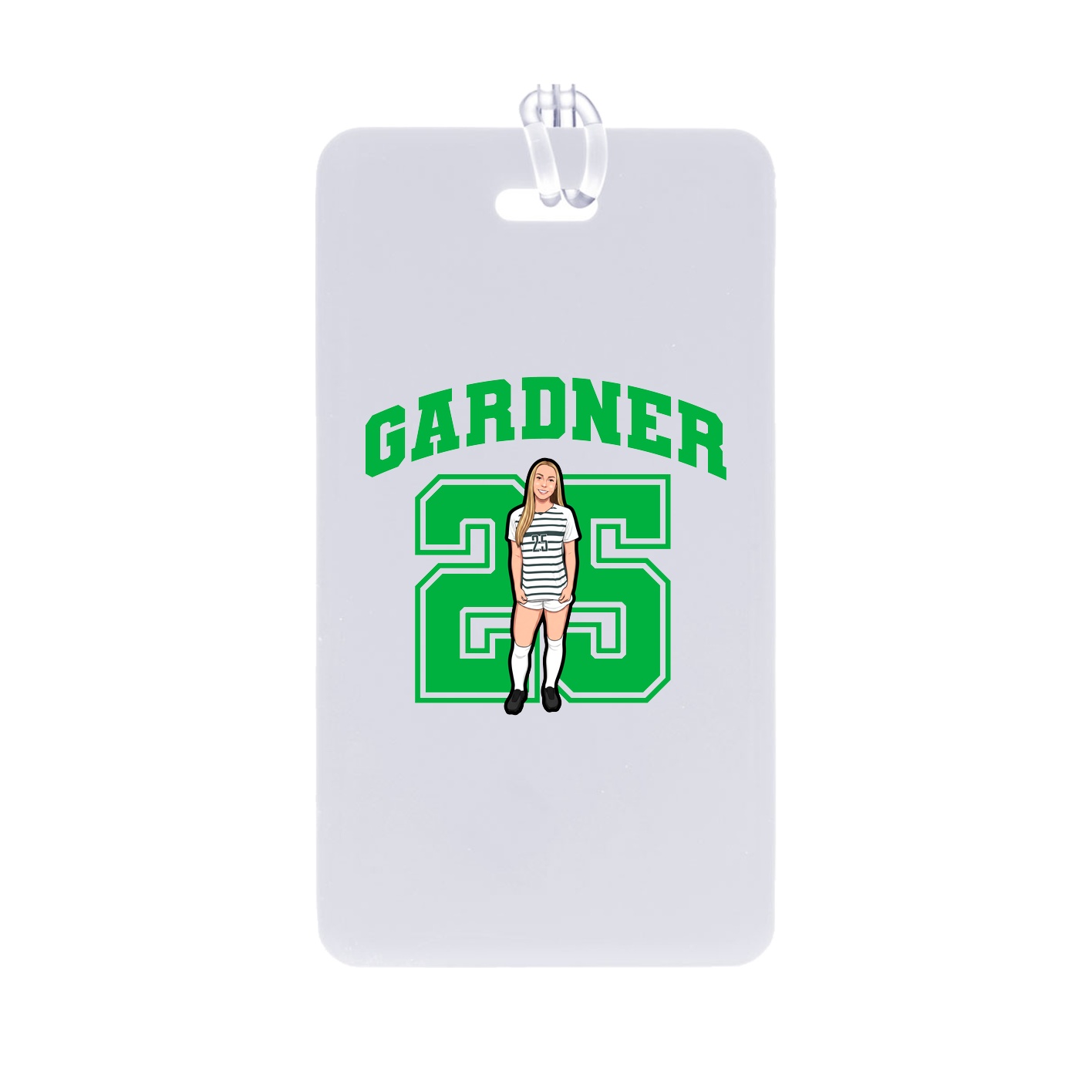 Bag Tag — Number in Classic