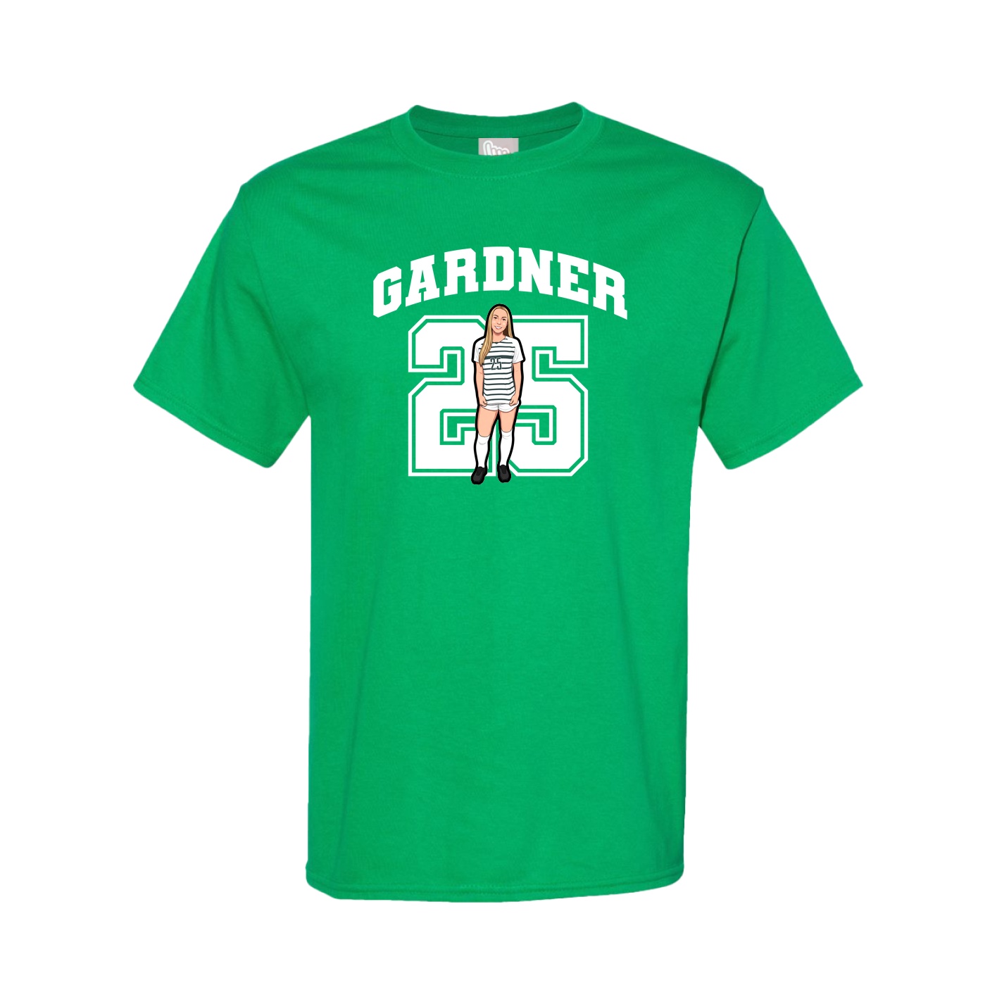 Tee — Number in Green