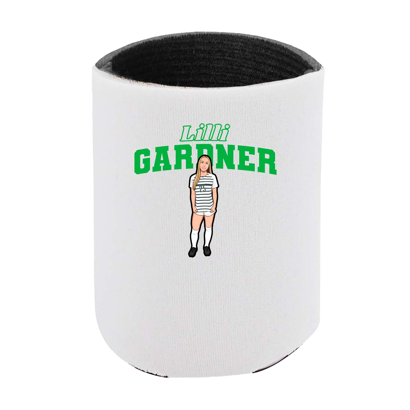 Can Holder — Name Arch in White