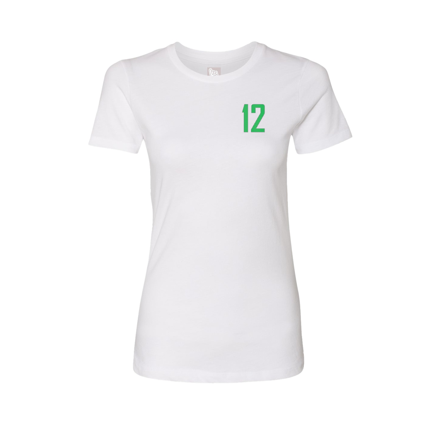 Fitted Women's Tee — Front Shirsy in White