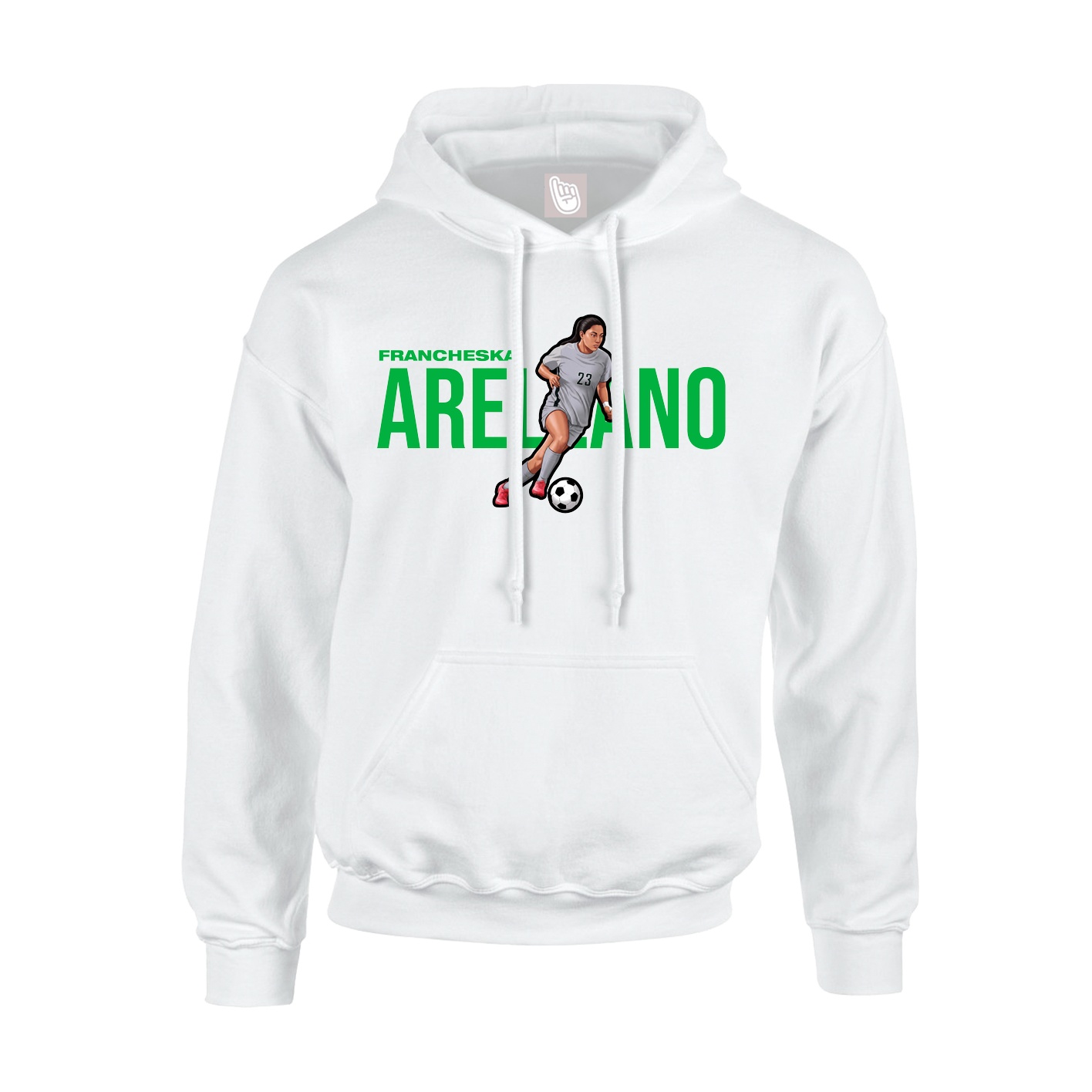 Hoodie — Player Name in White