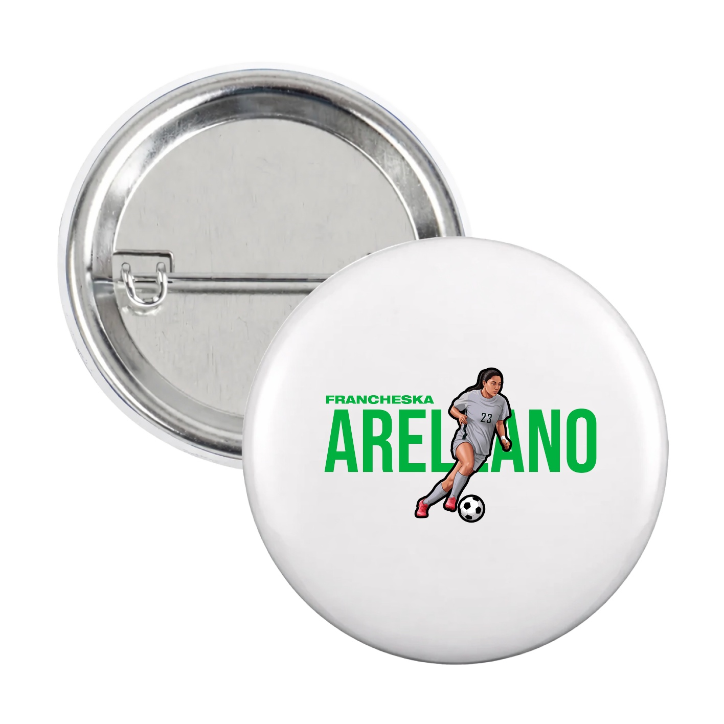 Game Day Button — Player Name in White