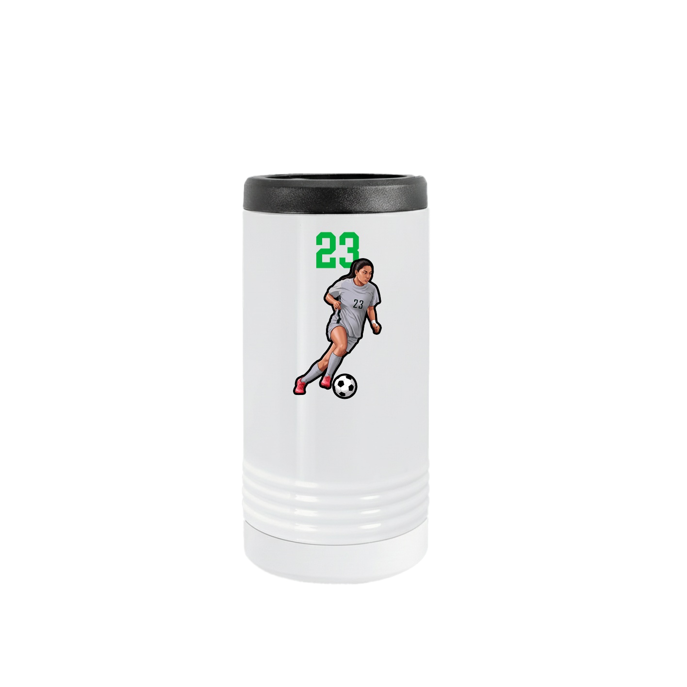 Slim Beverage Holder — Number Top in White