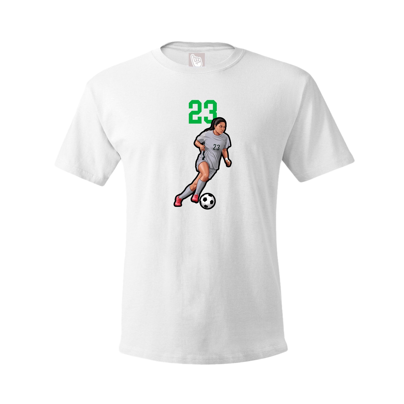 Tee — Number Top in White