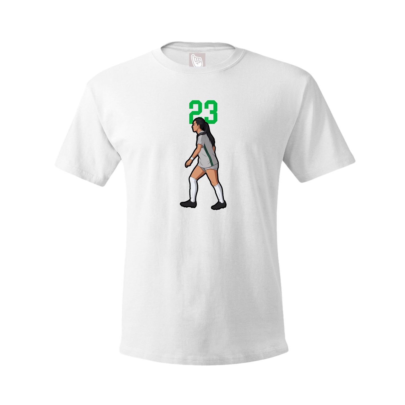 Tee — Number Top in White