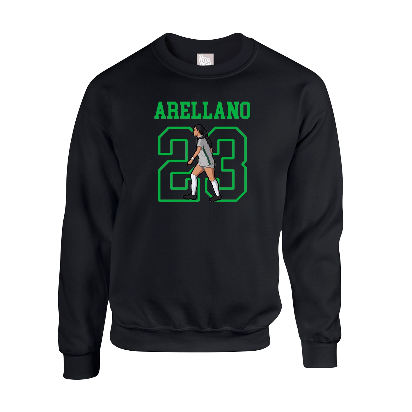 Fleece Crew — Shirsey in Black