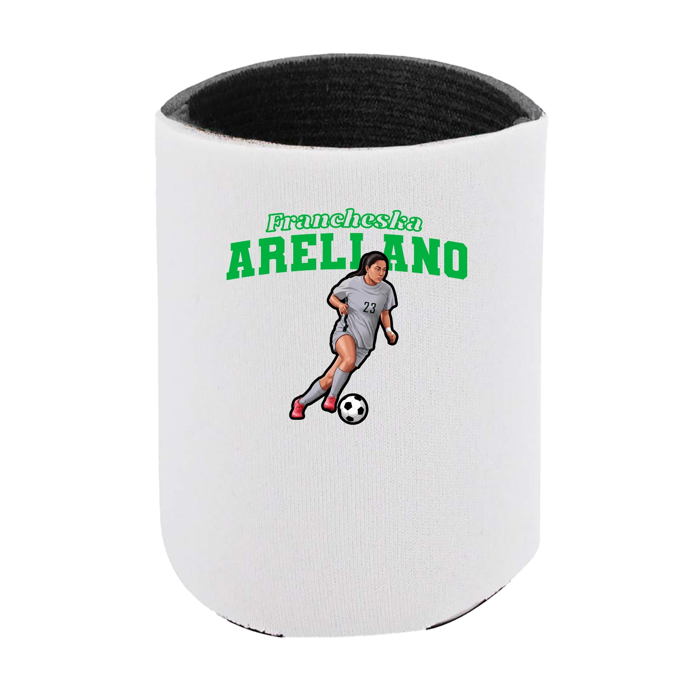 Can Holder — Name Arch in White