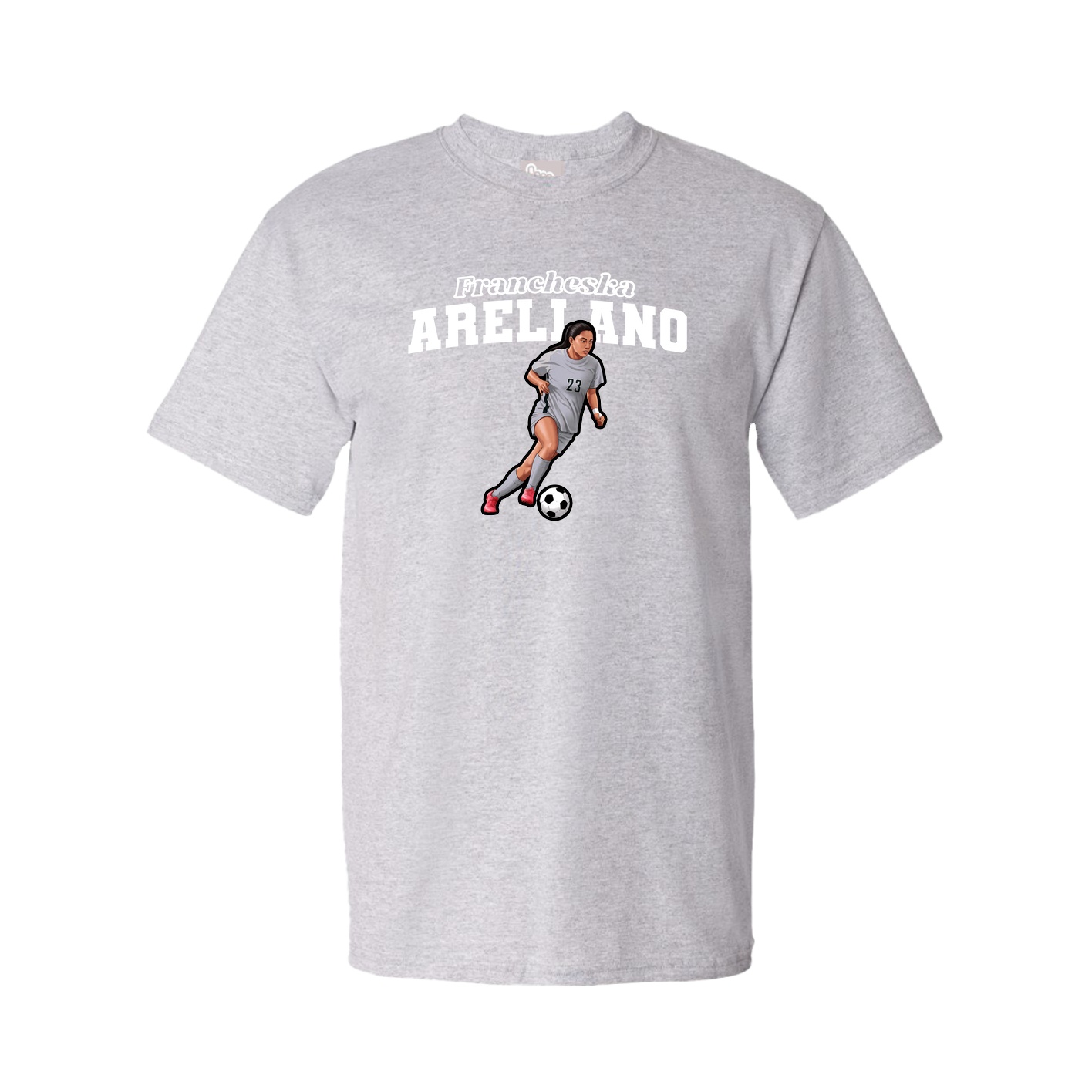 Tee — Name Arch in Grey
