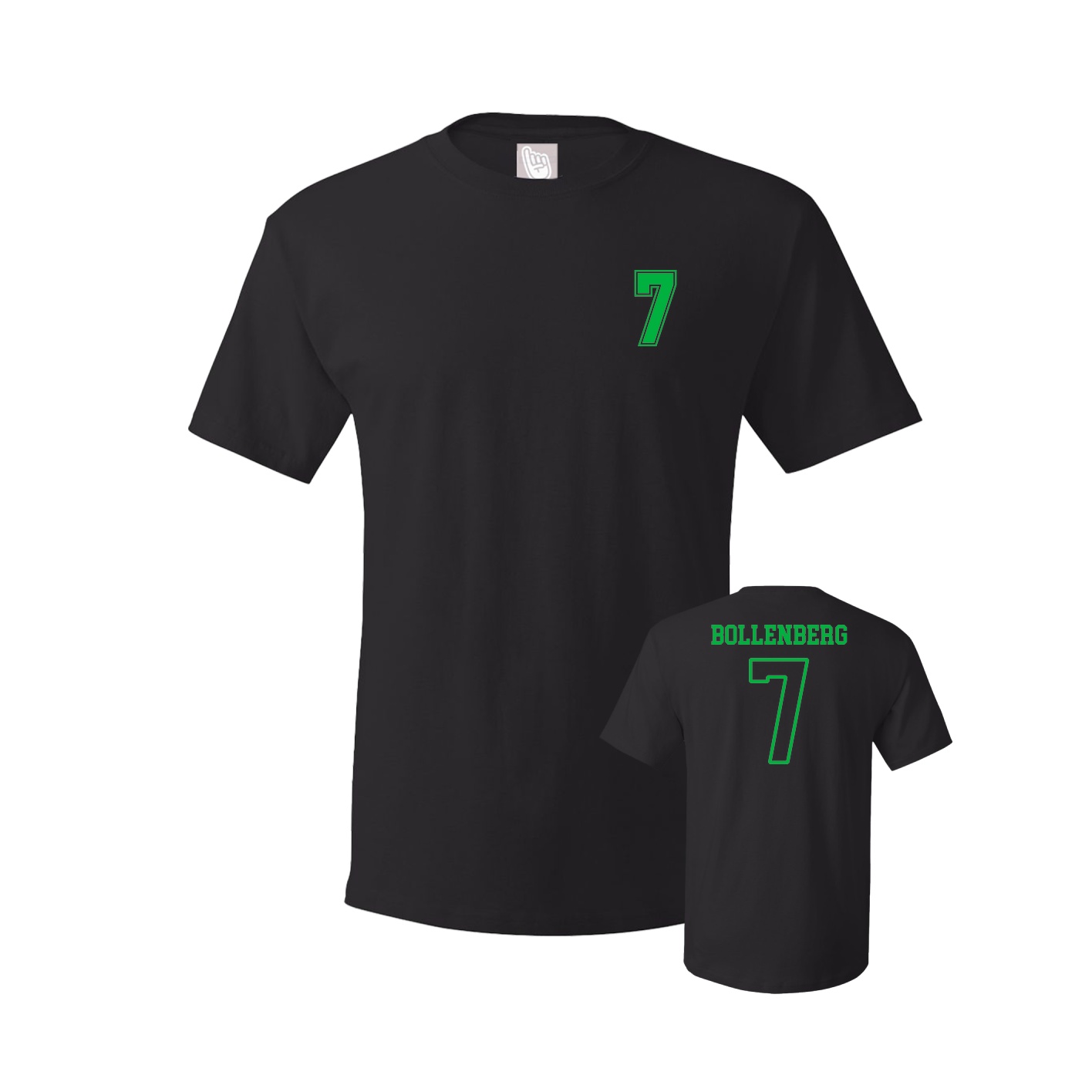 Youth Tee — Chest Back in Black
