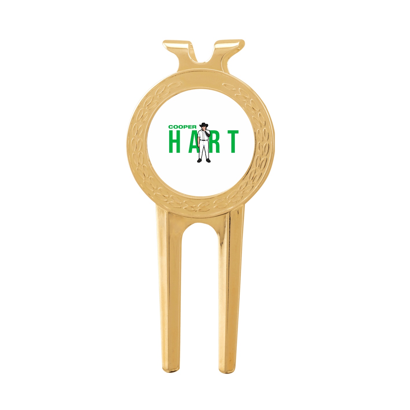 Divot Tool with Ball Marker — Player Name in Classic